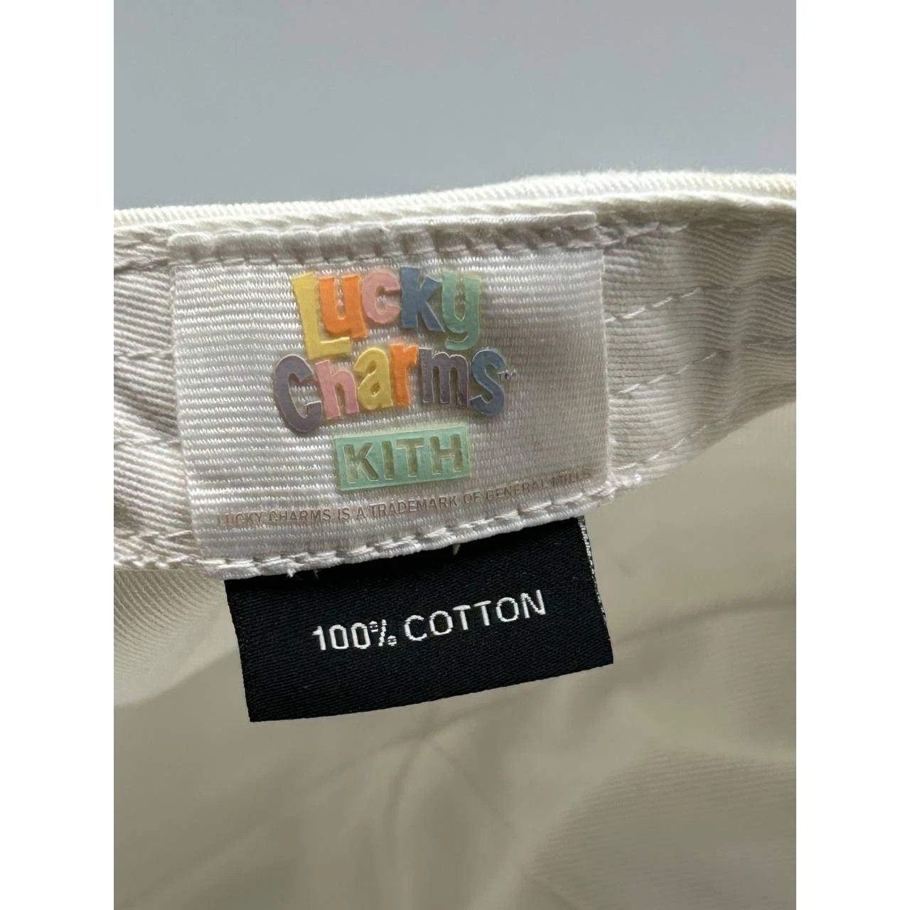 Kith Lucky Charms Hat Men White Embroidered Strap Back Cap Cotton Size ONE SIZE - 3 Thumbnail