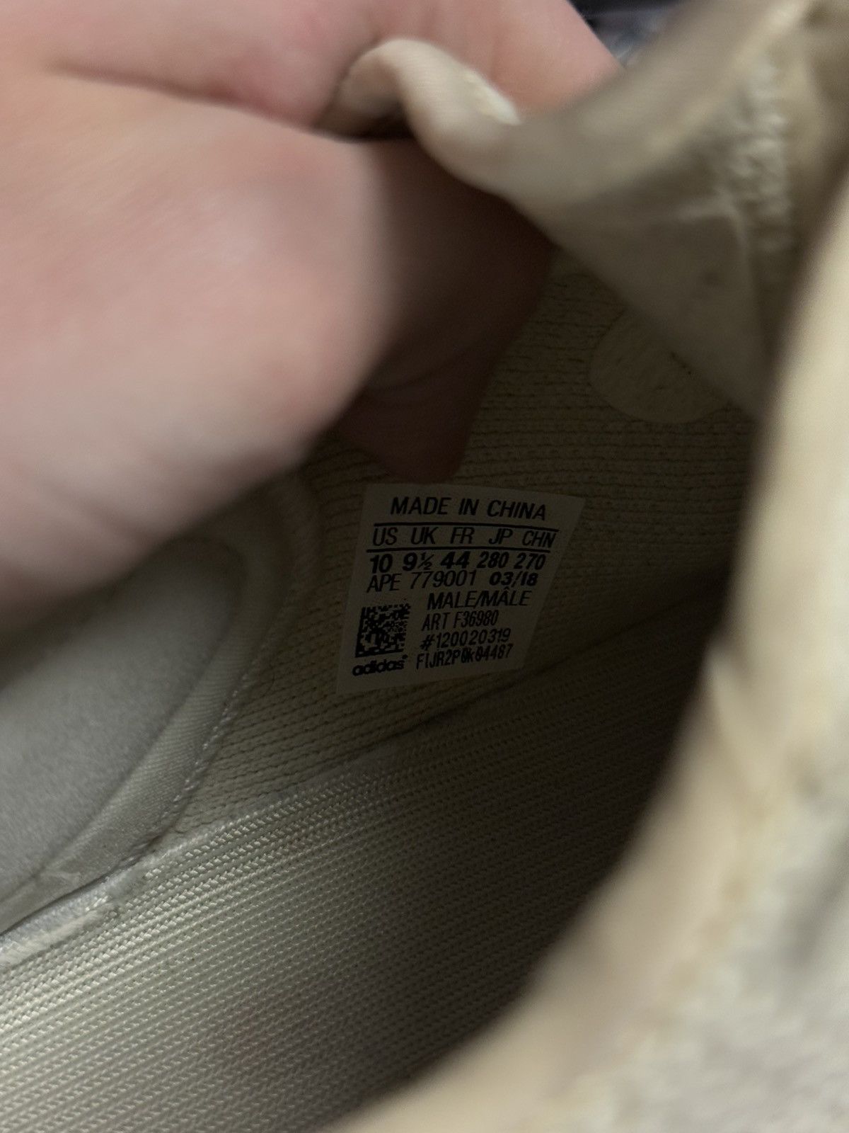 Adidas × Yeezy Yeezy 350 Butter Size 10 F36989 NO BOX Size US 10 / EU 43 - 13 Thumbnail