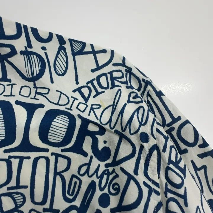 Dior Dior Dior Men’s Logo Print Long Sleeve Shirt 0079-2507 Size US M / EU 48-50 / 2 - 9 Thumbnail
