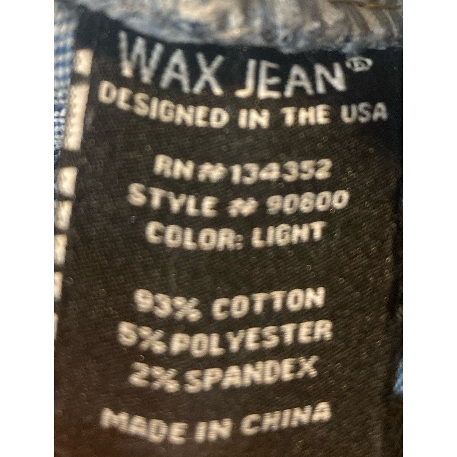 Other Wax Jean Butt Women's Wash Blue Jeans Denim Skinny Jean Sz 1 Size 26" / US 2 / IT 38 - 4 Thumbnail