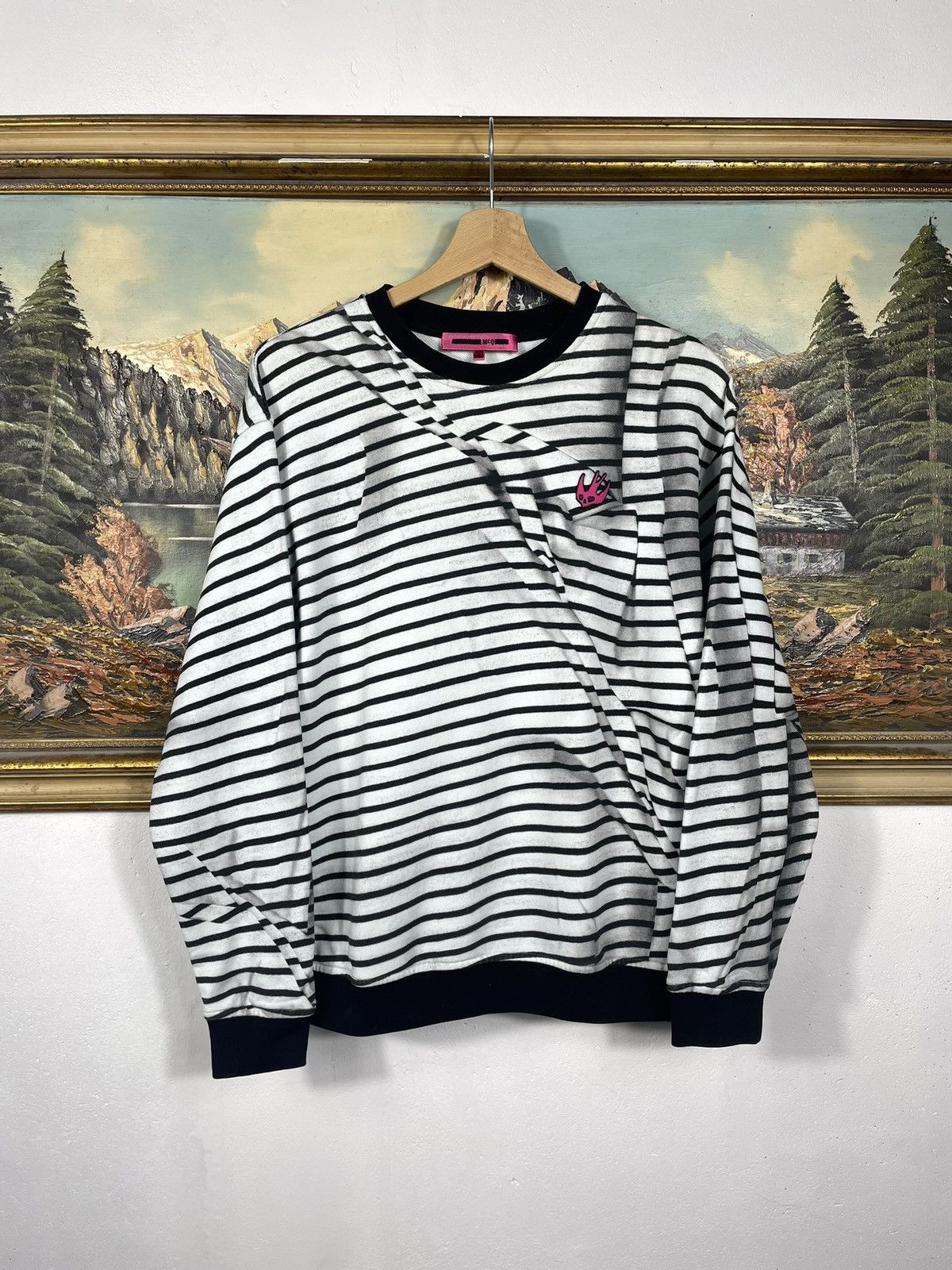 Alexander McQueen × Designer × MCQ Black White Alexander Mcqueen MCQ Crewneck Jumper Pull Size US XS / EU 42 / 0 - 1 Thumbnail