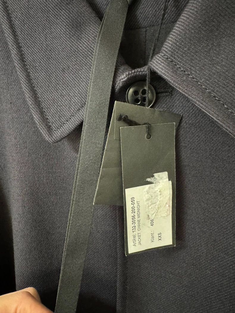 ann demeulemeester2013FALL's peak work short trench coat-25