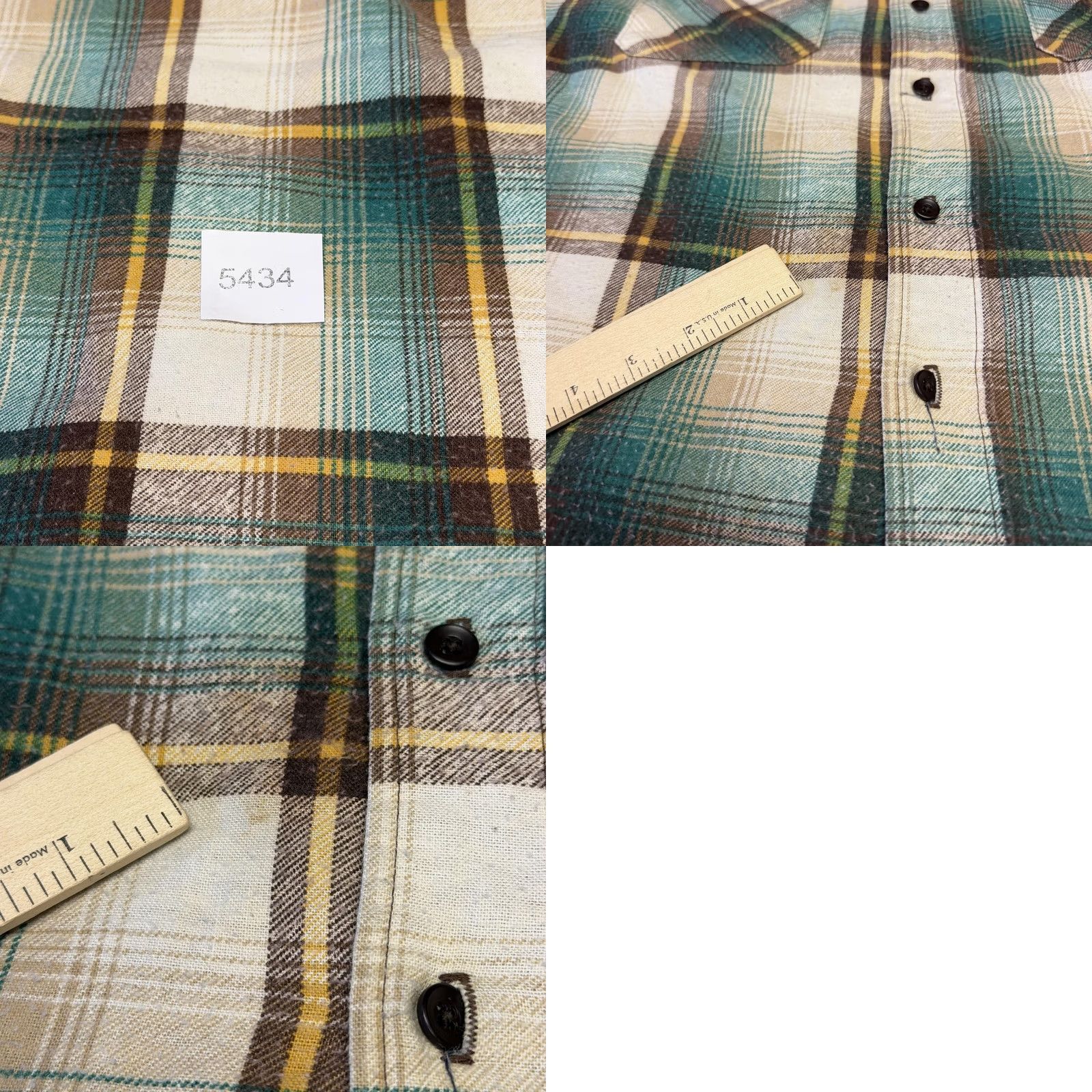 Vintage VINTAGE Fieldmaster Jacket Mens LT Plaid Quilted Flannel Lined Made USA 90s Jacket Shirt Workwear Camouflage Green Mens LT Size US L / EU 52-54 / 3 - 9 Thumbnail