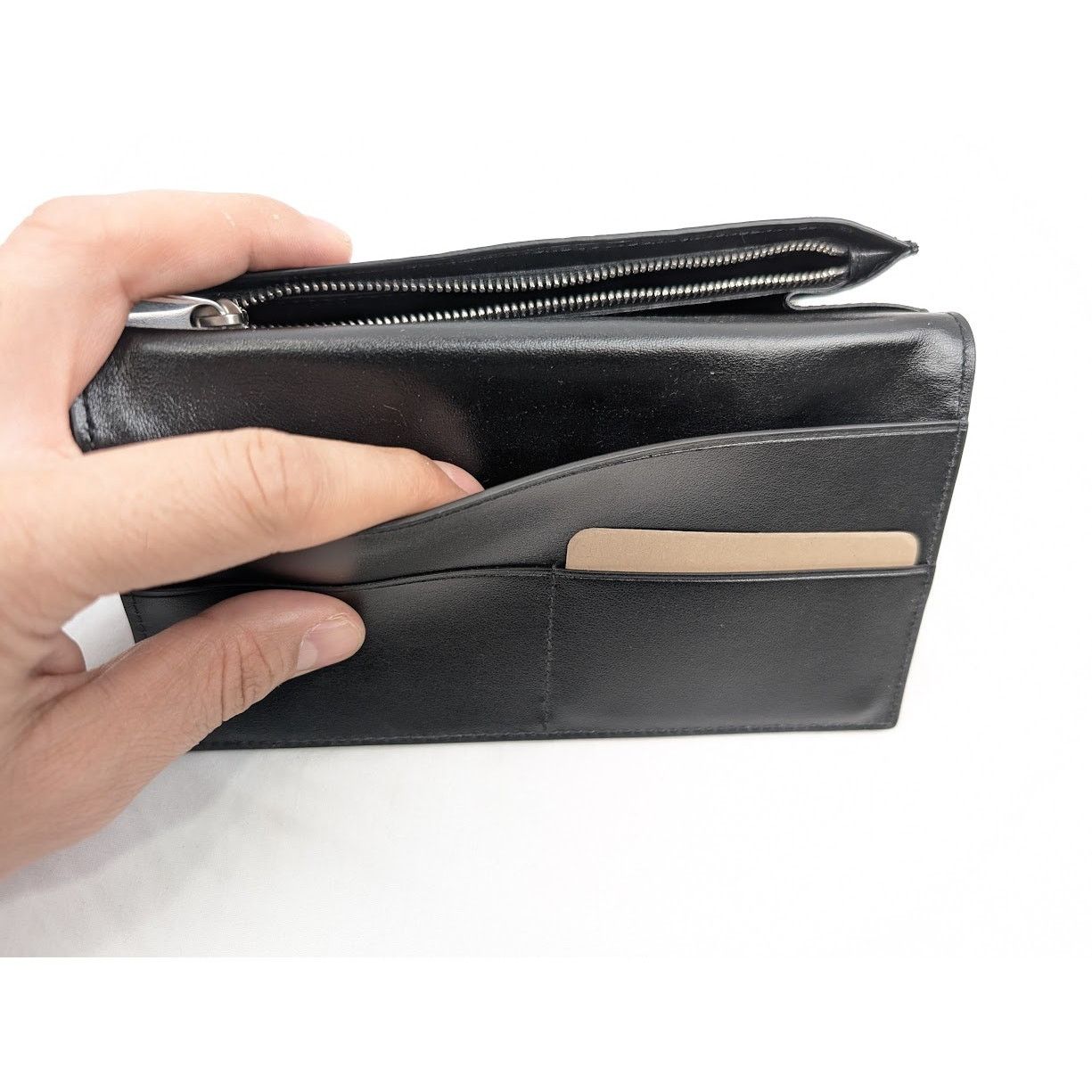 Bottega Veneta o1rshd1 Size: OS / Nappa19 Foglio Zip Wallet in Black Size ONE SIZE - 10 Thumbnail