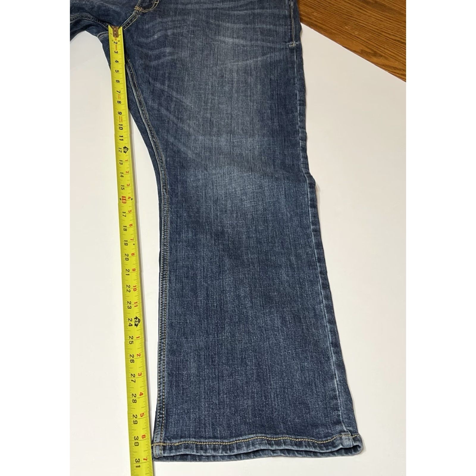 Wrangler WRANGLER Retro Slim Boot Jeans Mens 44x32 44x31 Blue Western Cowboy Bootcut Denim Slim Fits Mens Size US 44 / EU 60 - 5 Thumbnail