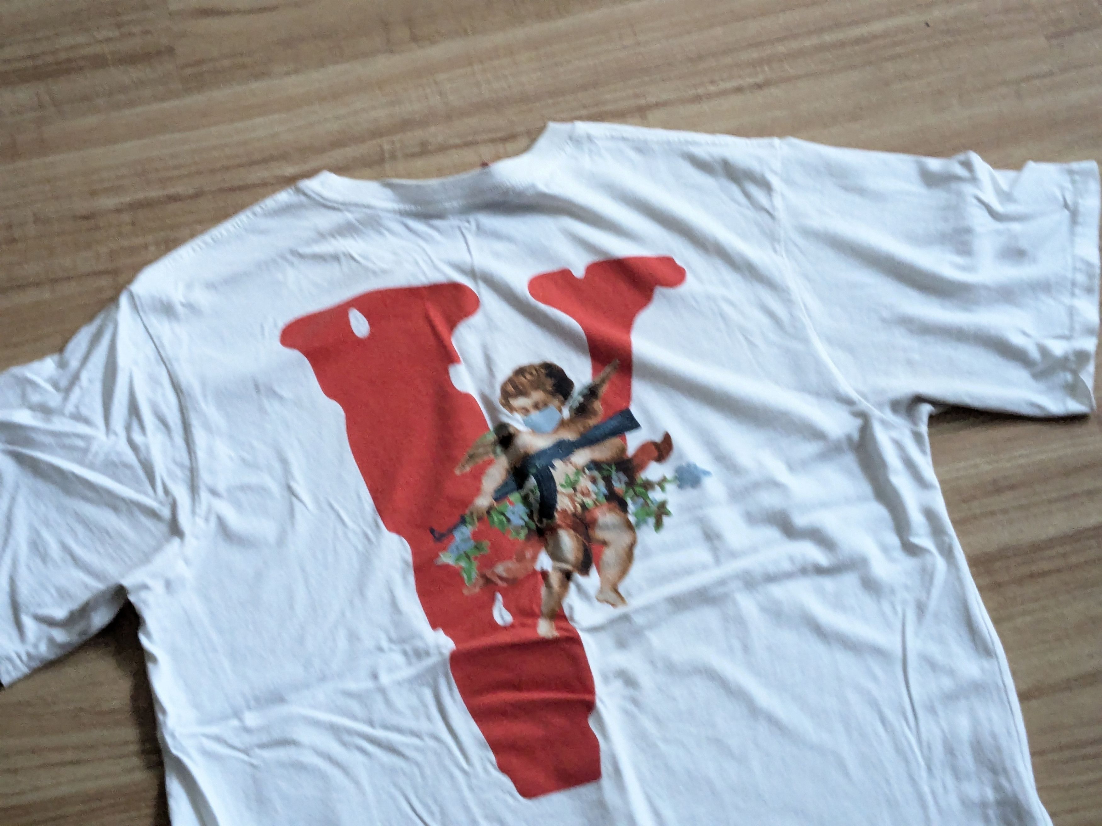 Other Vlone Tshirt Men's Large Angle White Size US L / EU 52-54 / 3 - 2 Thumbnail