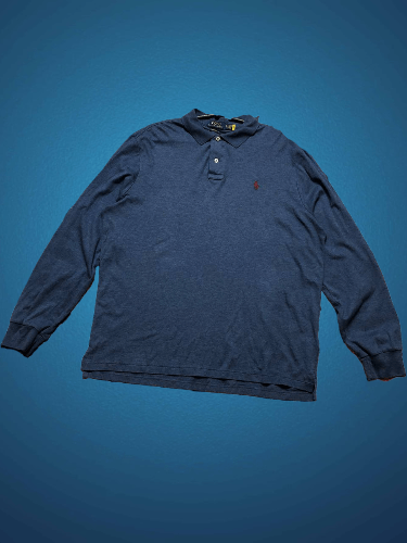 Polo Ralph Lauren Vintage Polo Ralph Lauren Custom Slim Fit Long Sleeve Size US XL / EU 56 / 4 - 1 Thumbnail