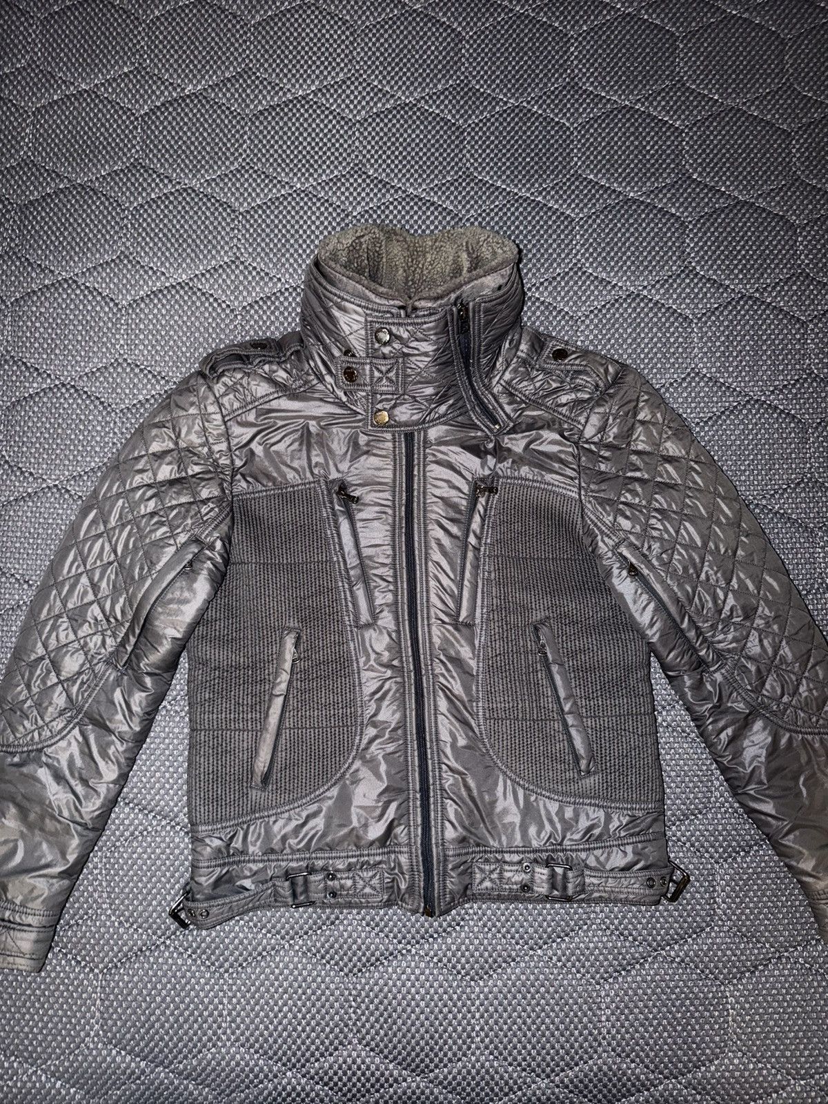 Dolce & Gabbana DG Dolce & Gabbana Grey Cotton Jacket Size US M / EU 48-50 / 2 - 1 Thumbnail
