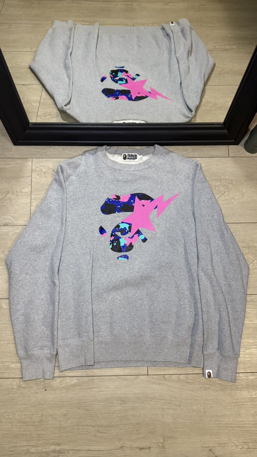 Bape × Kid Cudi Vintage / Y2K Bape X Kid Cudi Crewneck SS21 Size US L / EU 52-54 / 3 - 1 Thumbnail