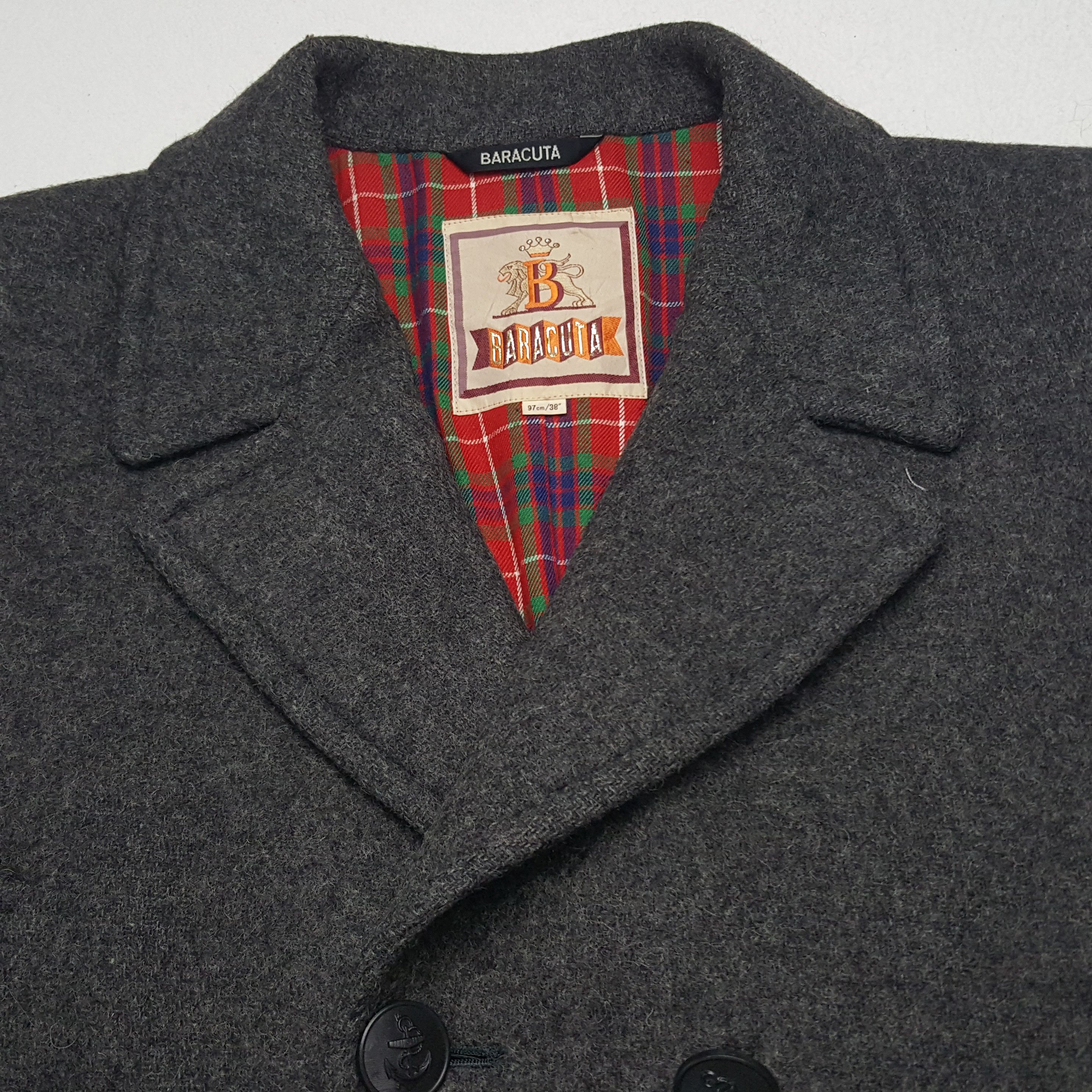 Baracuta × Vintage Vintage Baracuta Designer Brand Wool Coat Jacket Size US M / EU 48-50 / 2 - 4 Thumbnail
