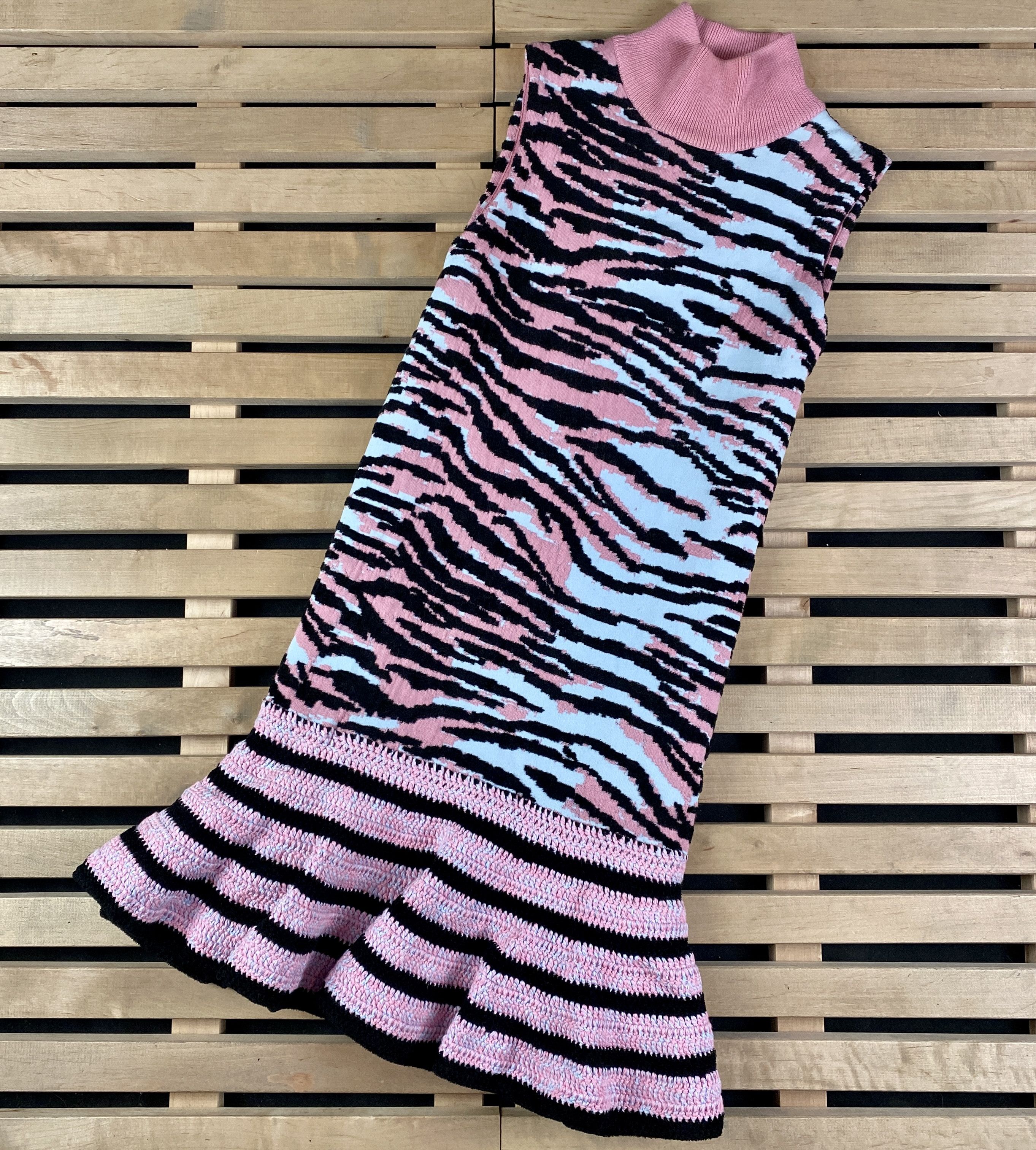 H&M × Kenzo Womens Slevless Sweater Dress Kenzo x H&M Size S Cotton Size S / US 4 / IT 40 - 1 Thumbnail