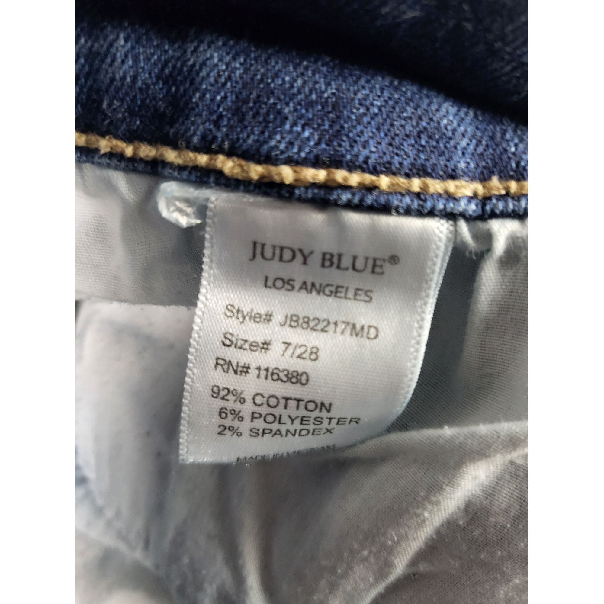 Judy Blue Judy Blue Los Angeles Jeans Women Sz 7/28 Boyfriend Fit Dist Size 28" / US 6 / IT 42 - 6 Thumbnail