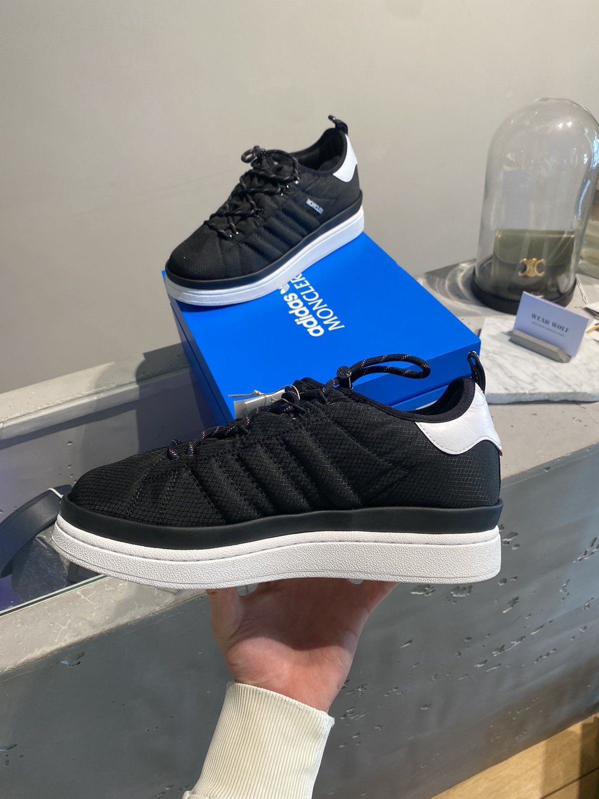 Adidas × Goretex × Moncler BNWT Moncler x Adidas Campus Sneaker Size US 8 / EU 41 - 4 Thumbnail
