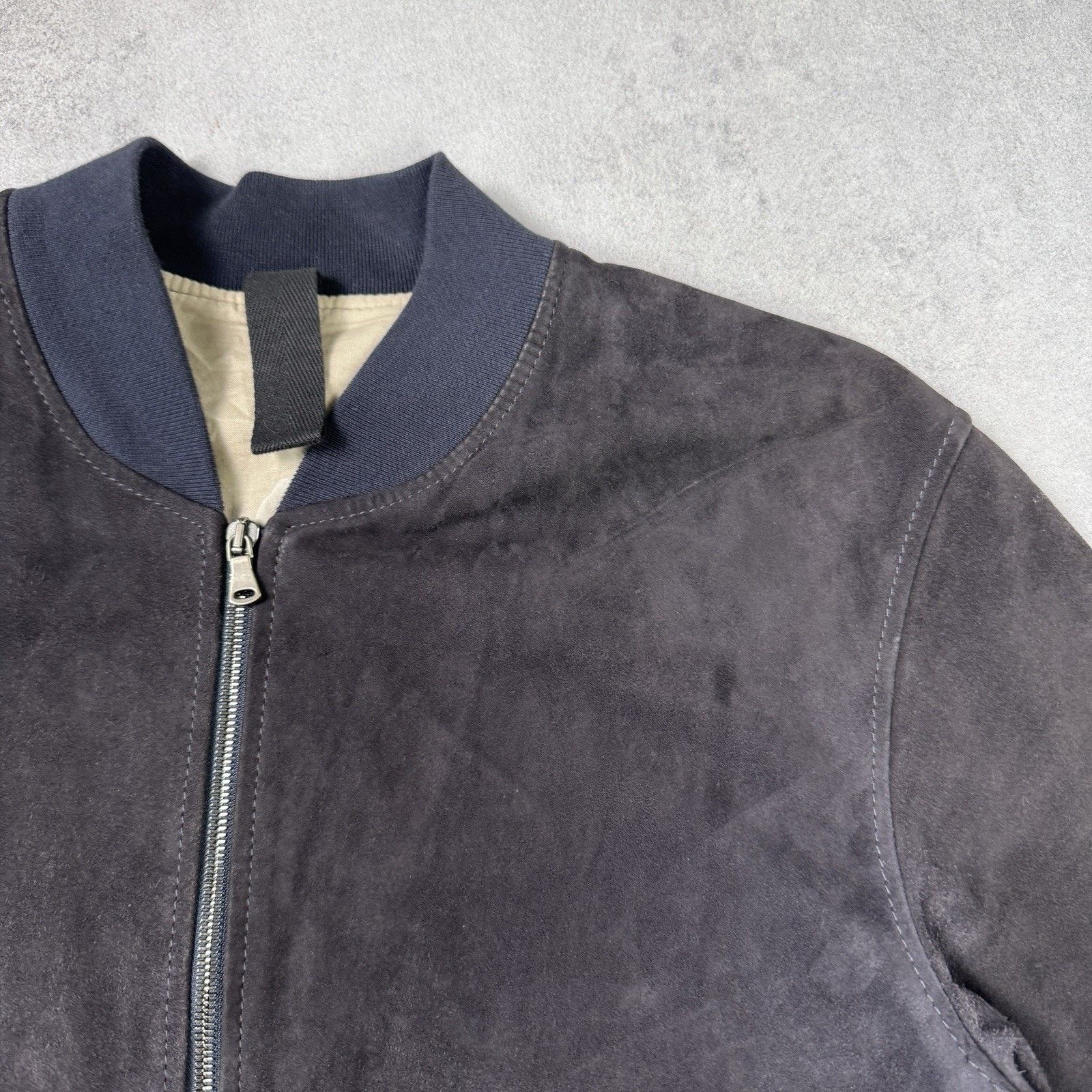 Orciani Orciani Cover Men Suede Blue Jacket Size 52 Men Size US L / EU 52-54 / 3 - 5 Thumbnail