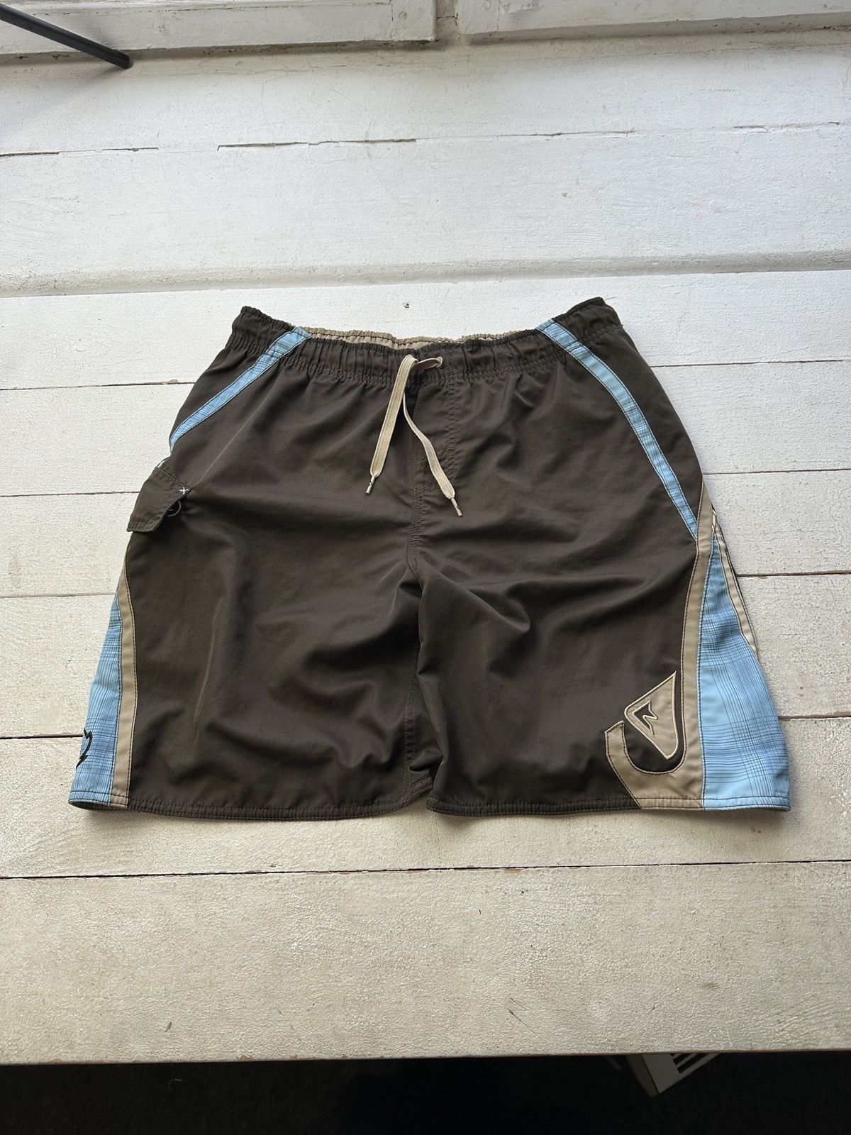 Quiksilver 🚨Vintage Quiksilver Shorts Big Logo Y2K Style 90s Surfing Size US 30 / EU 46 - 1 Thumbnail