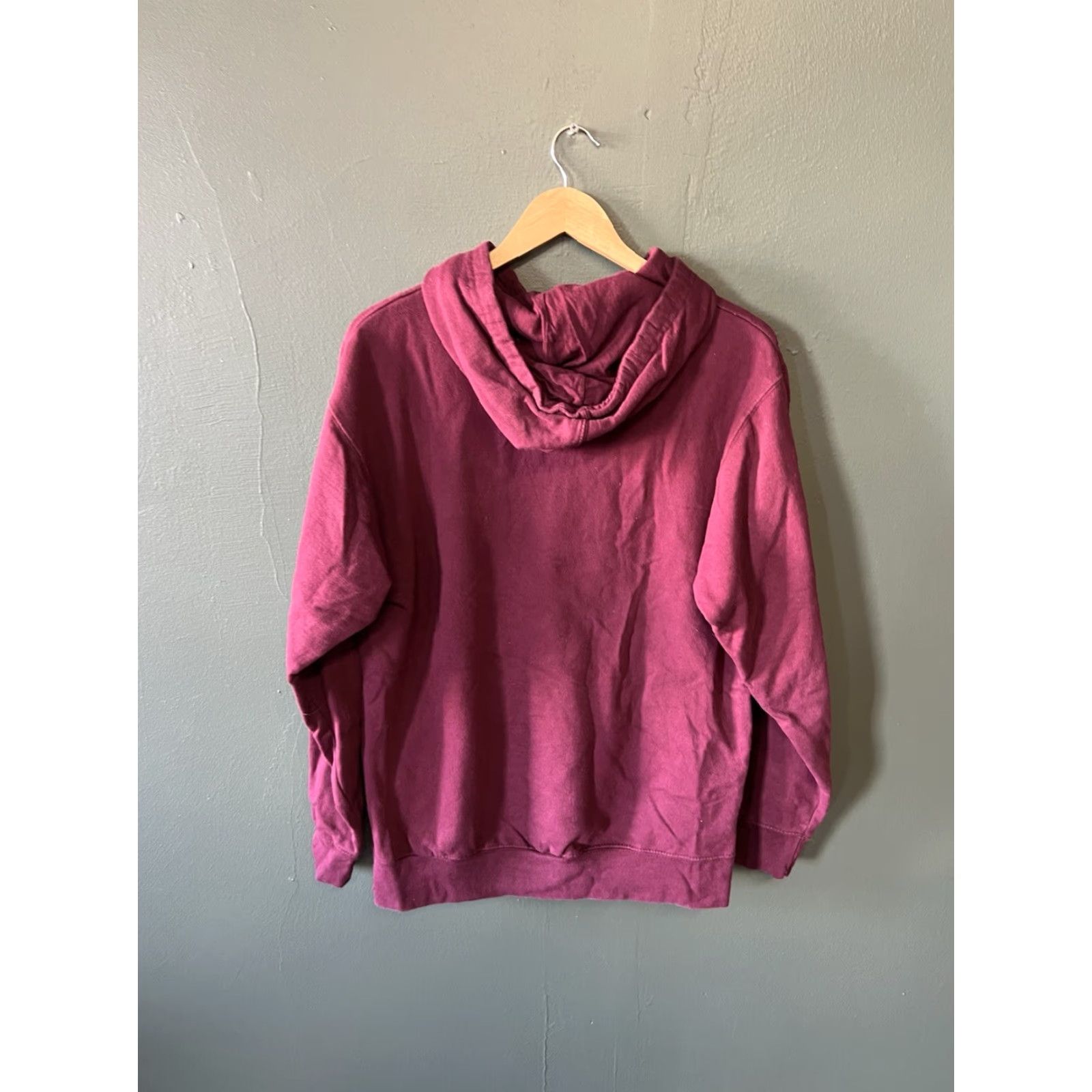 Vintage Danny Duncan Hoodie Mens Medium Maroon Pullover Sweatshirt Virginity Rocks Pattern Solid Accents Logo Hoodie Pockets USA Vintage No Size US S / EU 44-46 / 1 - 2 Thumbnail