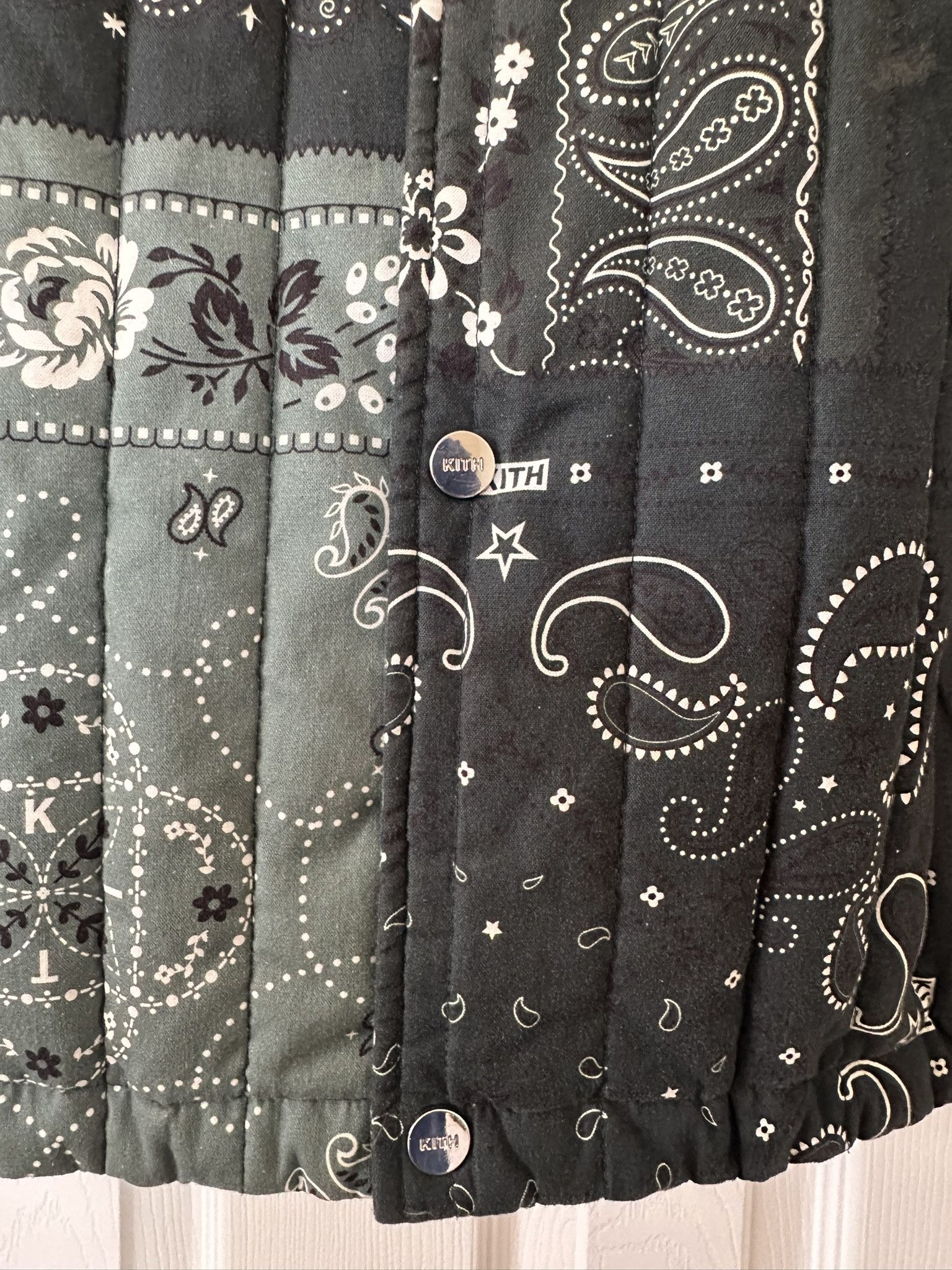 Kith Kith Carmine Coaches Jacket Stadium Green Paisley Size US XL / EU 56 / 4 - 6 Thumbnail