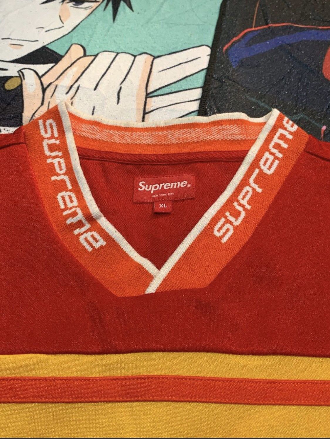 Supreme Jersey hockey supreme Size US XL / EU 56 / 4 - 4 Thumbnail