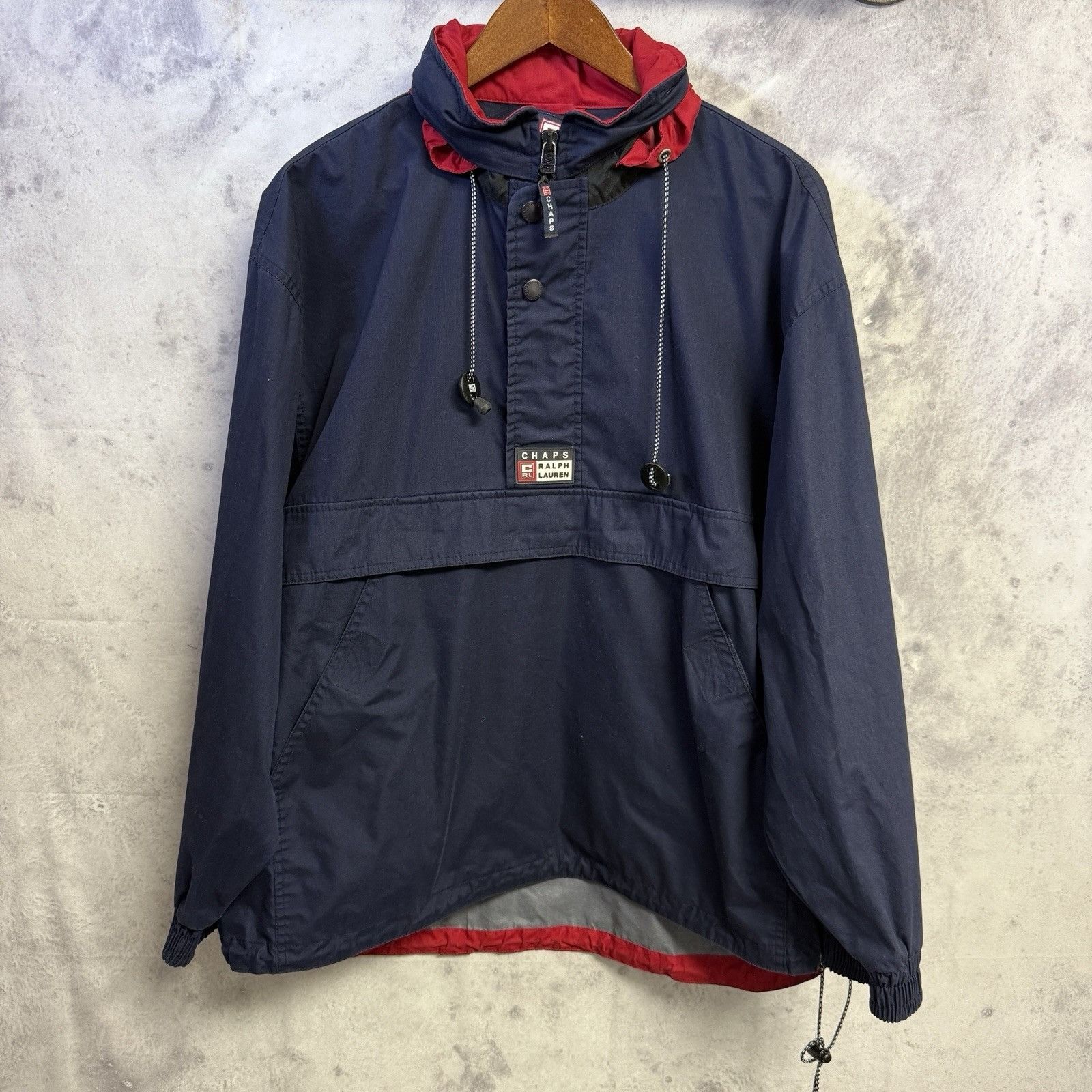 Chaps Ralph Lauren Vintage Chaps Ralph Lauren Anorak Jacket Mens Medium Blue Y2 Size US M / EU 48-50 / 2 - 1 Thumbnail