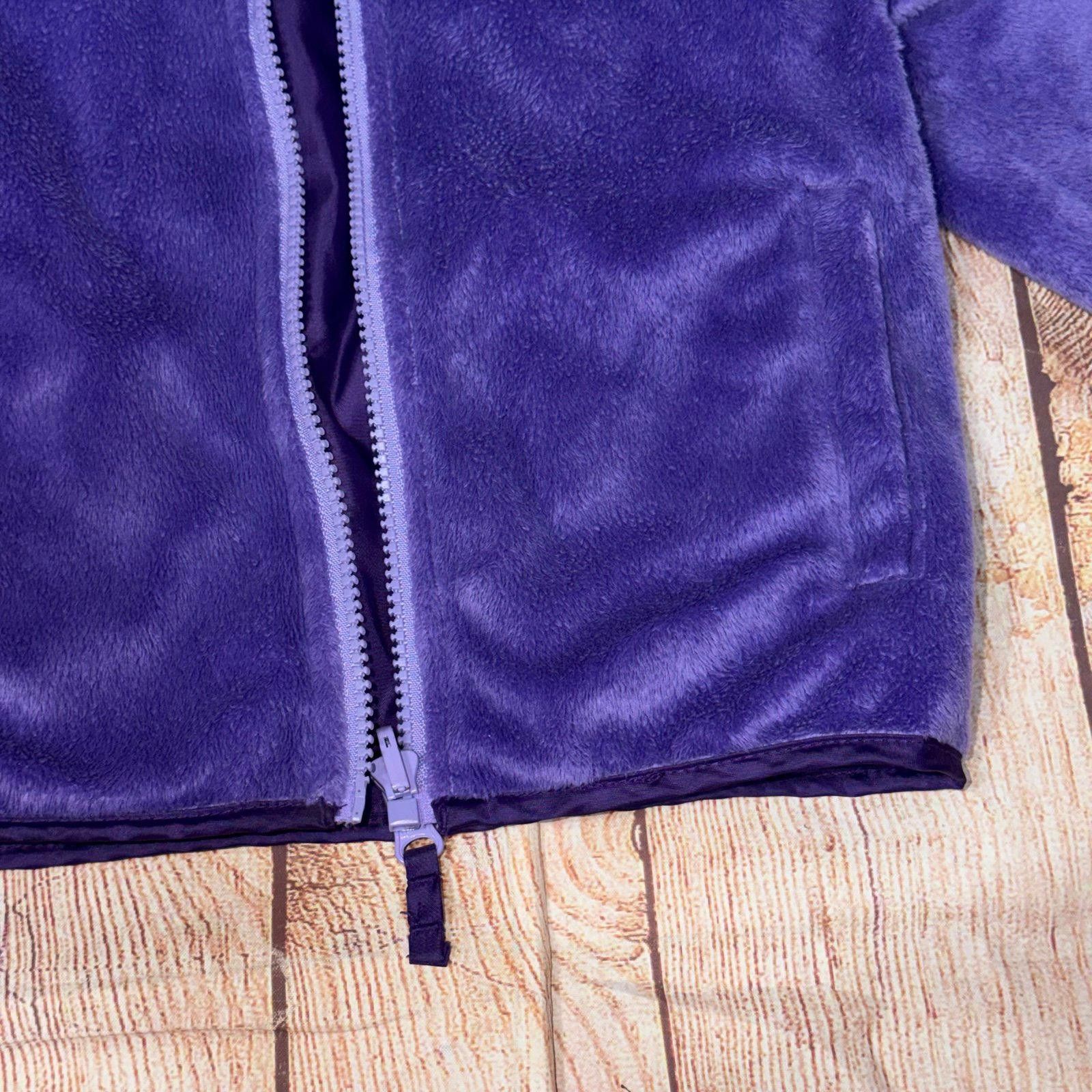 Other OshKosh B'gosh Girls' 3T Reversible Purple Fleece Jacket Size ONE SIZE - 4 Thumbnail