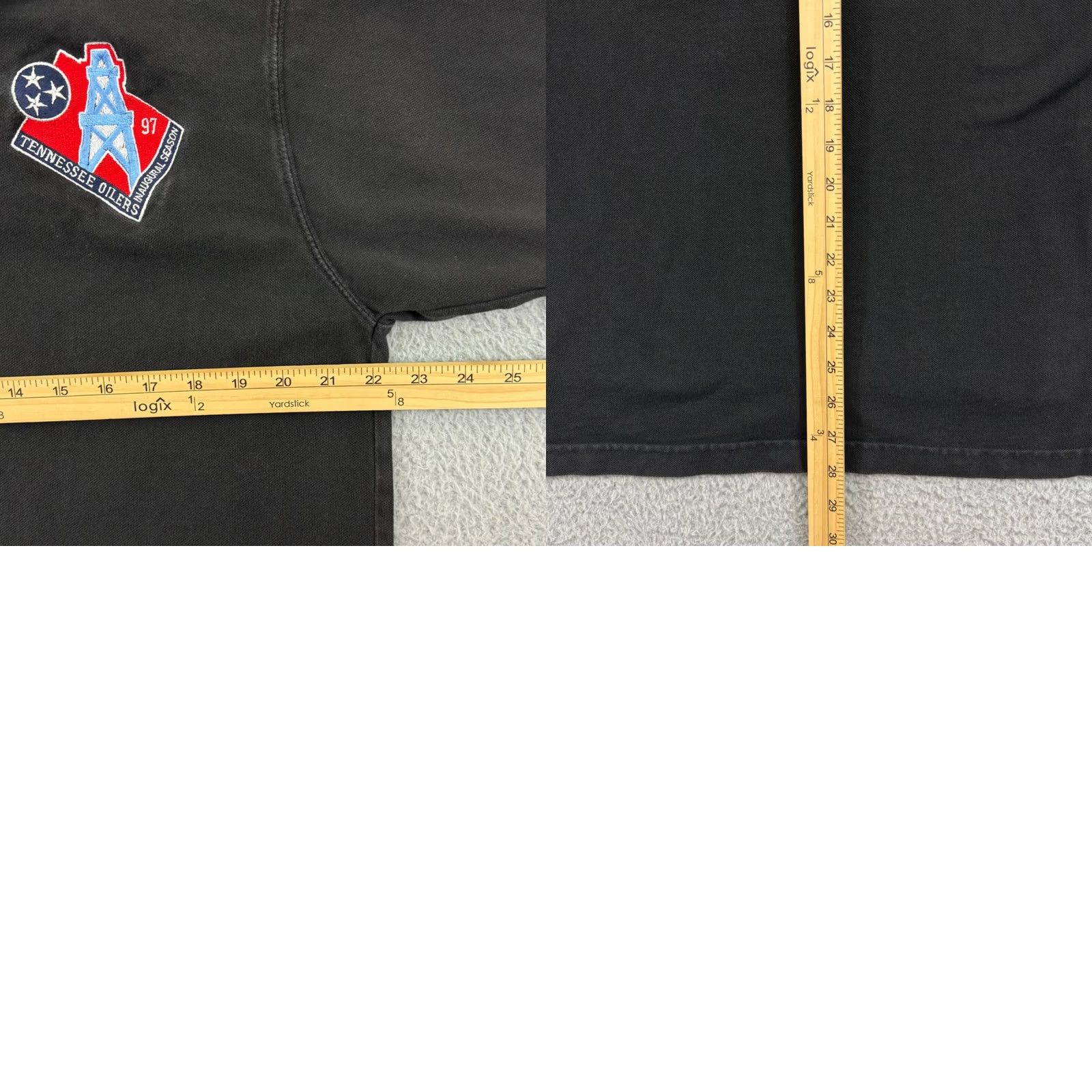 Starter VINTAGE Starter Tennessee Oilers Shirt Mens Large Black 90s NFL Football Polo USA Size US L / EU 52-54 / 3 - 8 Thumbnail