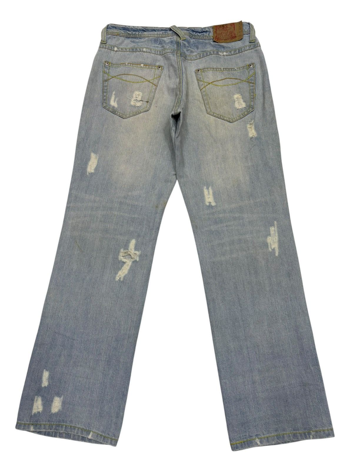 Marni Vintage Marna Jeans Classic Baggy Jeans Distressed Denim Size US 32 / EU 48 - 2 Thumbnail