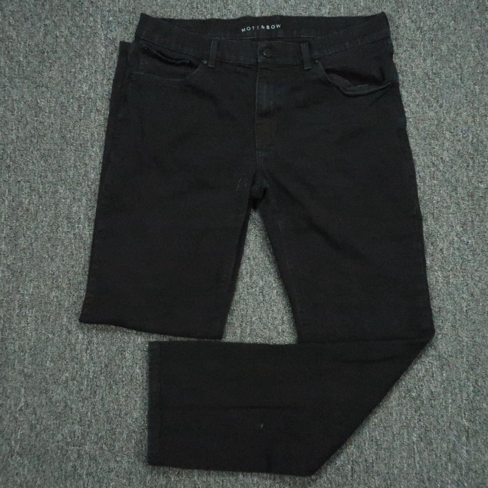 Mott & Bow Mott & Bow Jeans Mens 36x32 Denim Blue 5-Pocket Stretch Straight Belt Loops Regular Inseam 36 Size US 36 / EU 52 - 2 Thumbnail