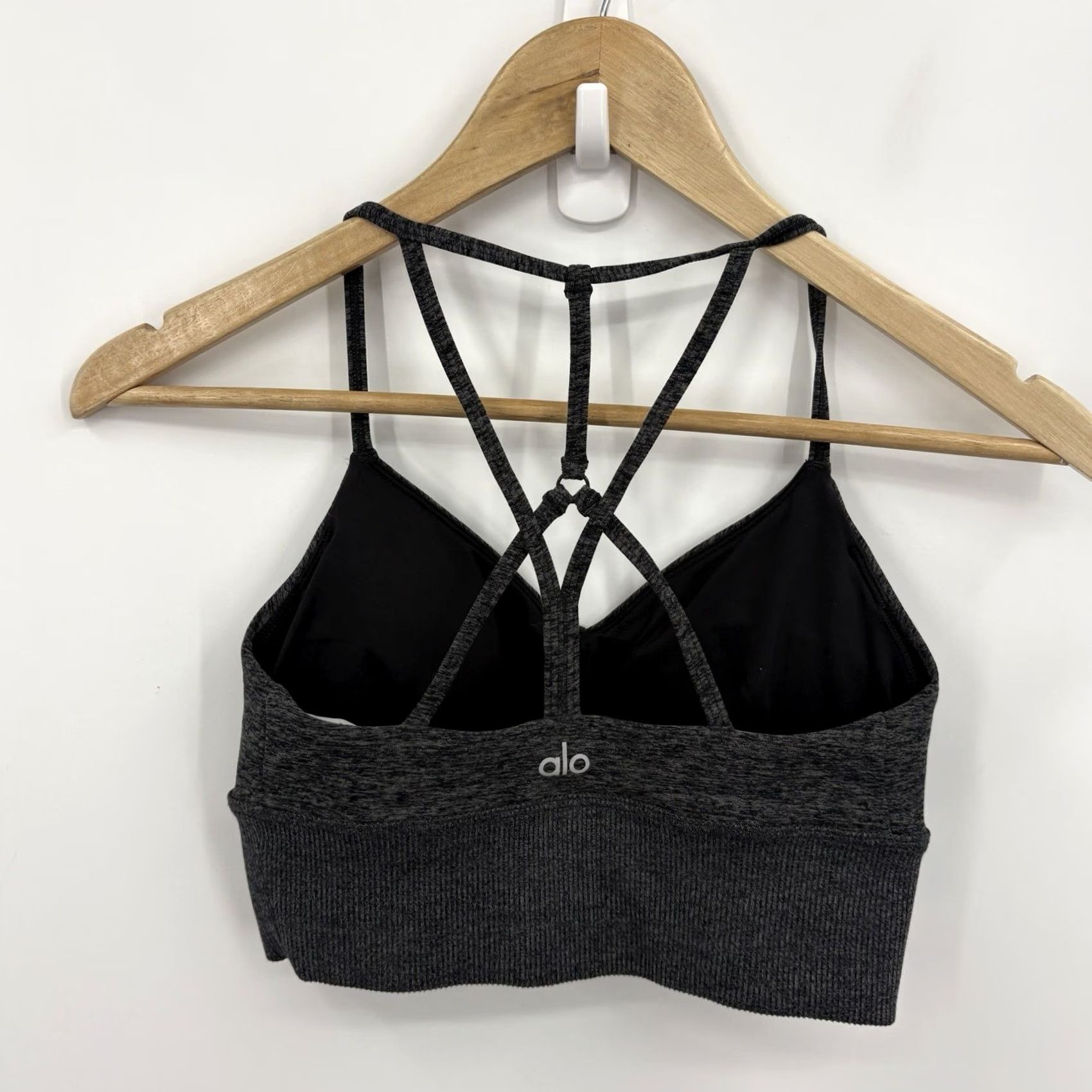Alo Alo Yoga Sports Bra Womens XS Crossback Soft Stretch Gym Comfy Pilates Shirt Size ONE SIZE - 5 Thumbnail