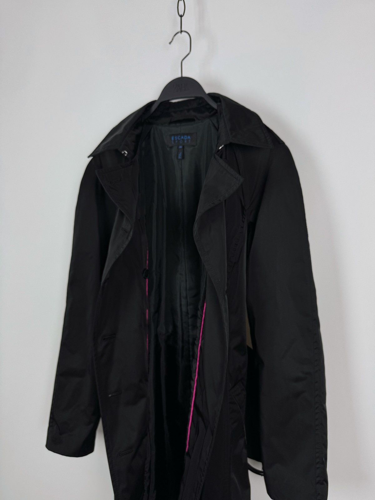 Escada Sport Escada Sport Double Breasted Trench Black Women’s Coat Size S / US 4 / IT 40 - 15 Thumbnail