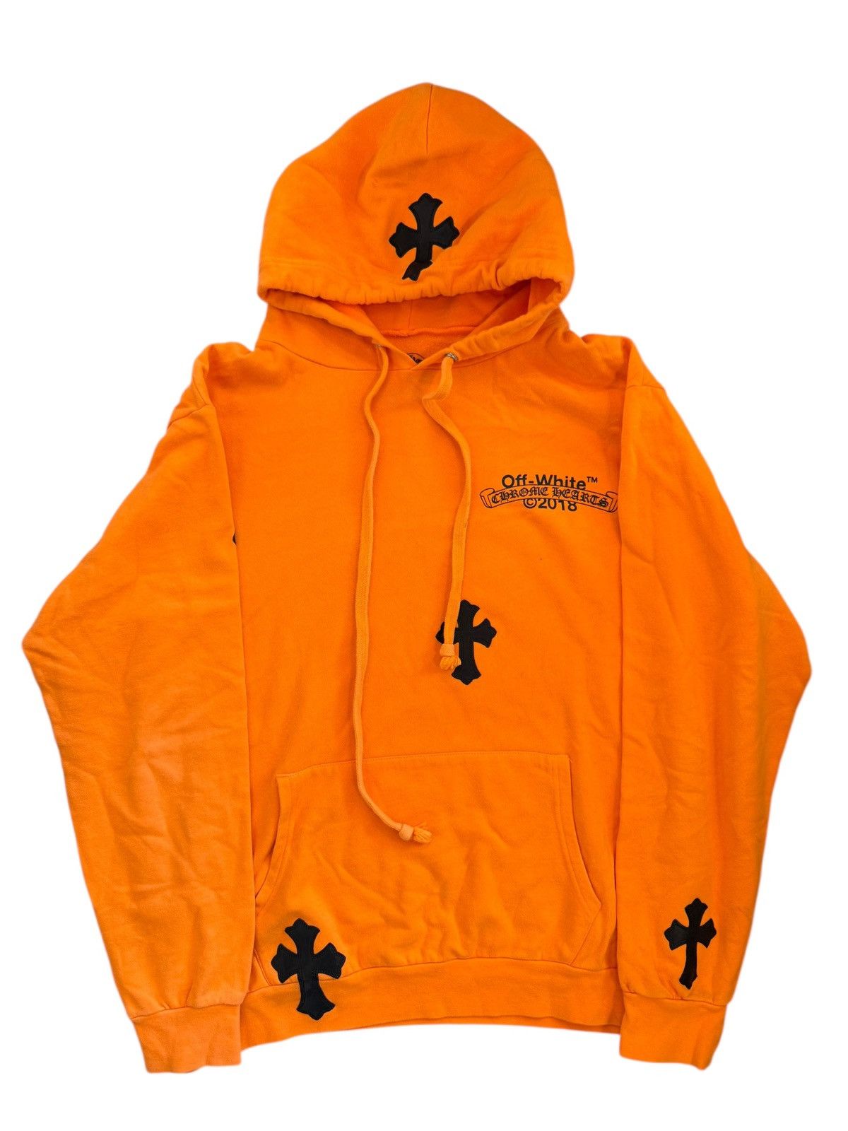 Chrome Hearts Chrome hearts Off White F&F Hoodie Size US L / EU 52-54 / 3 - 1 Thumbnail