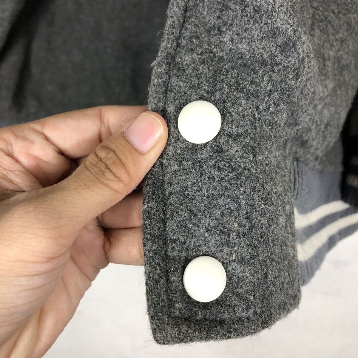 Edwin 🔥VINTAGE VARSITY WOOL JACKET EDWIN ISSEY MIYAKE JAPAN Size US L / EU 52-54 / 3 - 15 Thumbnail