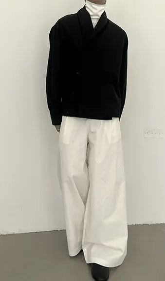 Japanese Brand × Vintage Avant garde fashion retro wrap jacket aesthetic Size US XL / EU 56 / 4 - 6 Thumbnail