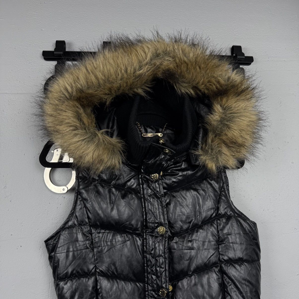If Six Was Nine Vintage Fur Faux Vest Avant Garde Size S / US 4 / IT 40 - 2 Thumbnail