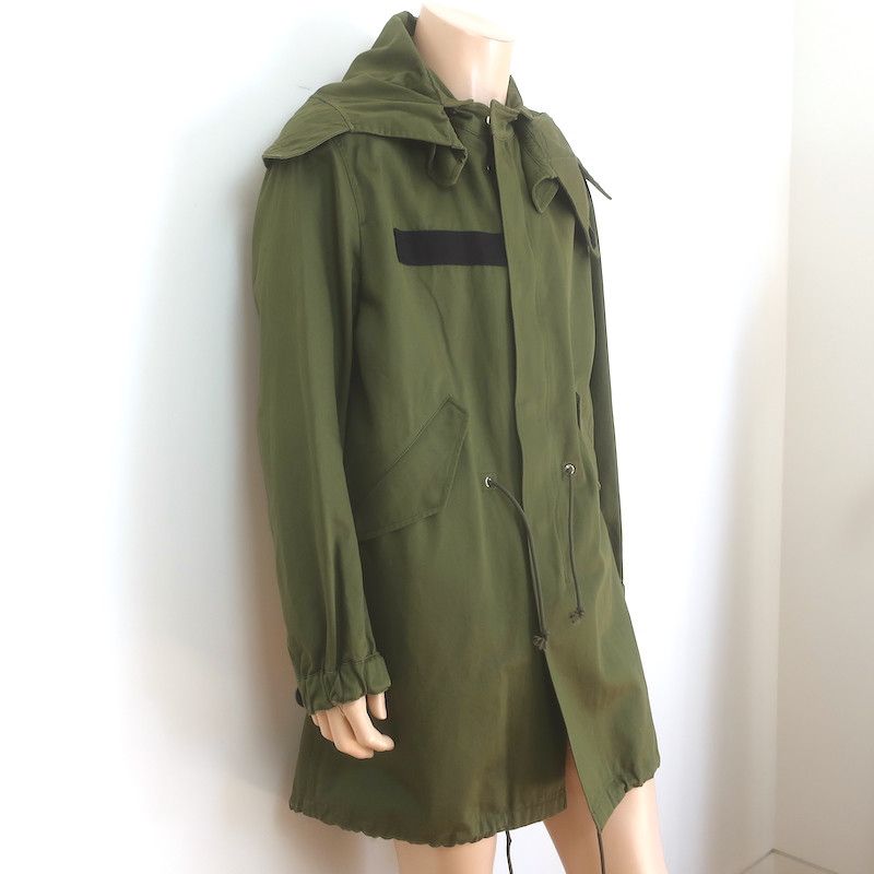 Givenchy Givenchy Wing Print Parka Green Size 50 Hooded Jacket Size US M / EU 48-50 / 2 - 7 Thumbnail