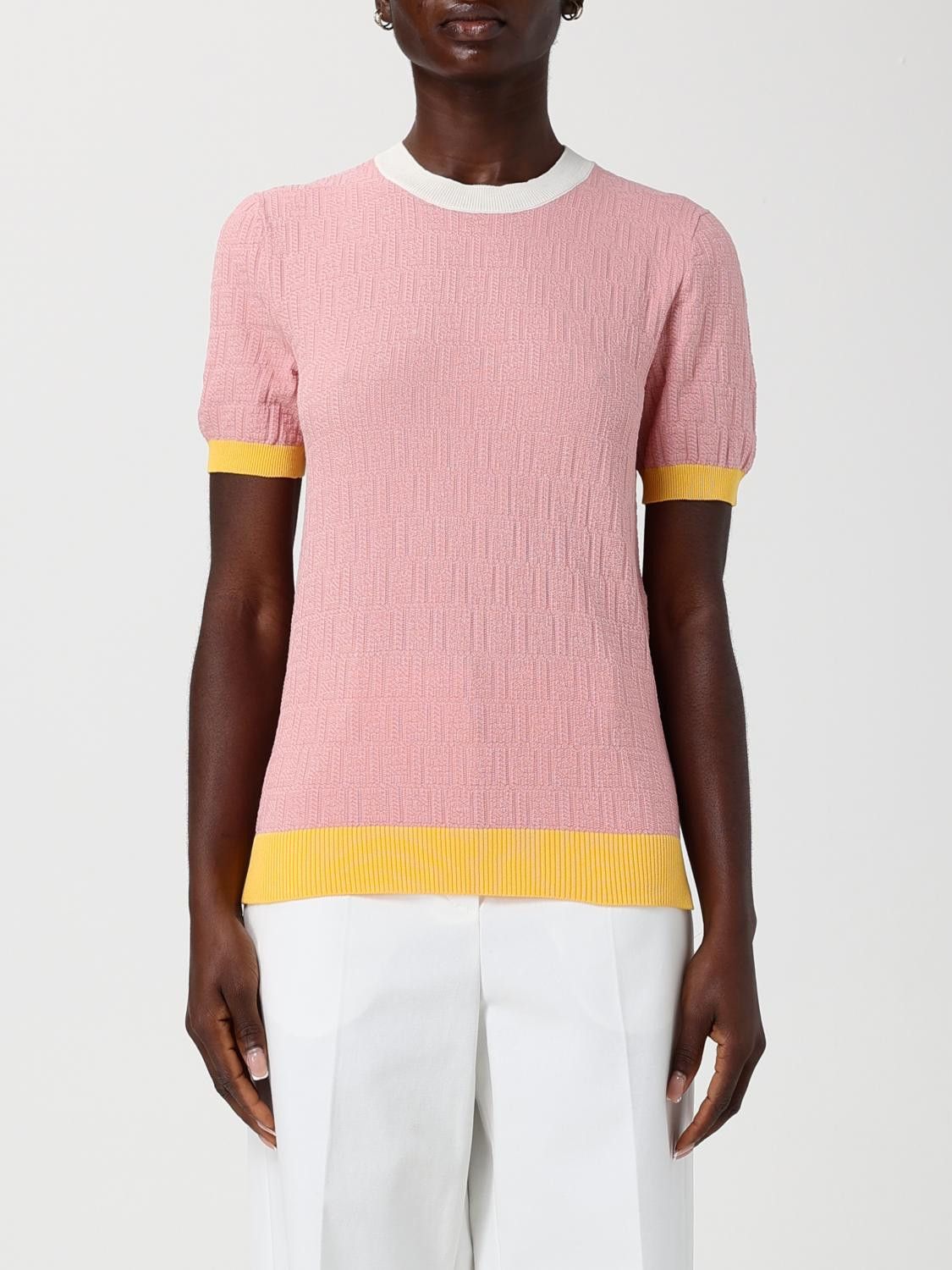 Fendi Fendi Sweater Woman Pink Size S / US 4 / IT 40 - 1 Thumbnail