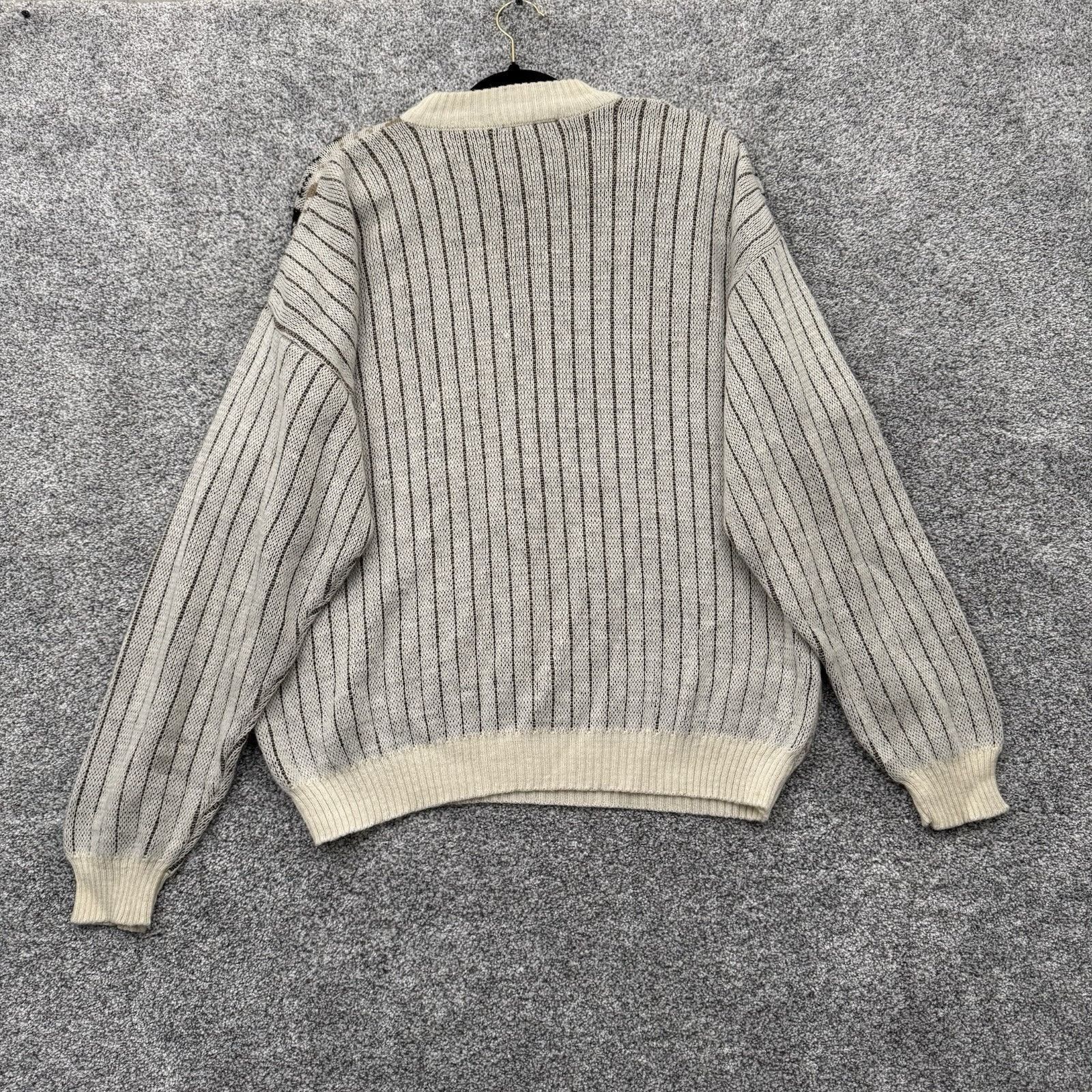 Other Vintage 80s Gian Alberto Sweater Mens L Tribal Wool Blend Size US L / EU 52-54 / 3 - 6 Thumbnail