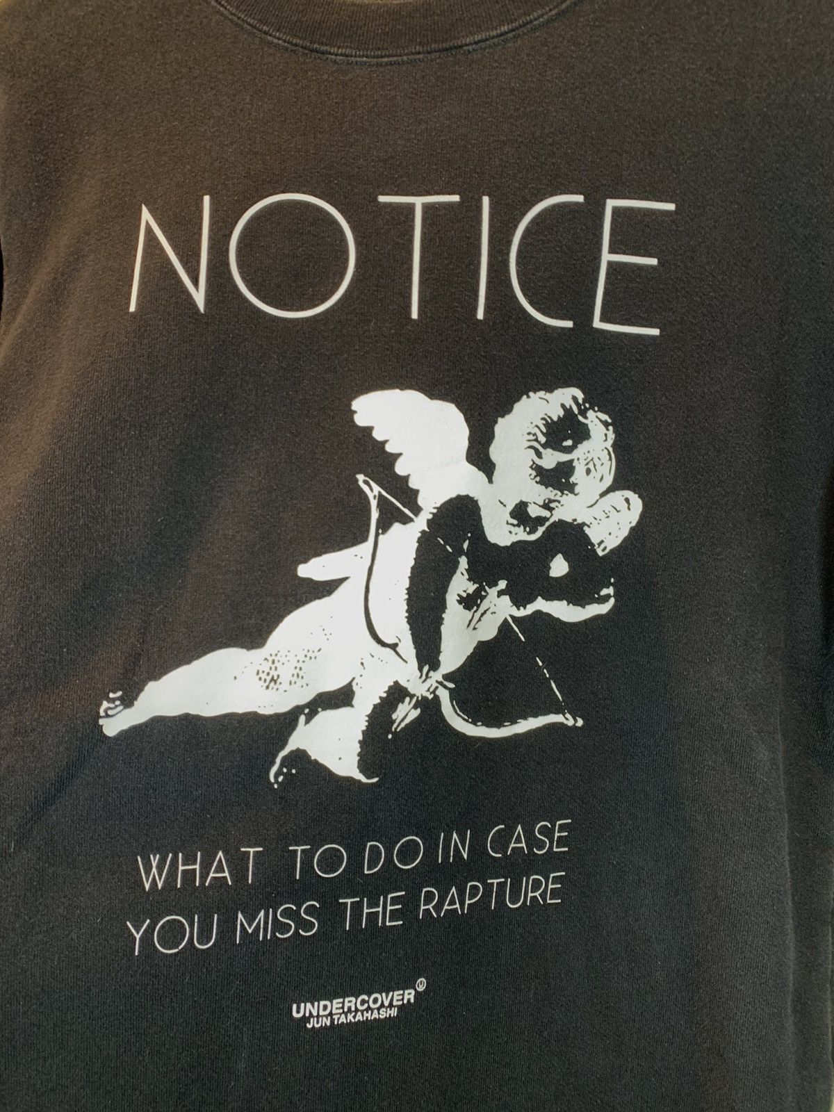 Designer × Jun Takahashi × Undercover *RARE* Undercover Notice In Case You Miss Rapture Sweatshirt Size US M / EU 48-50 / 2 - 2 Thumbnail