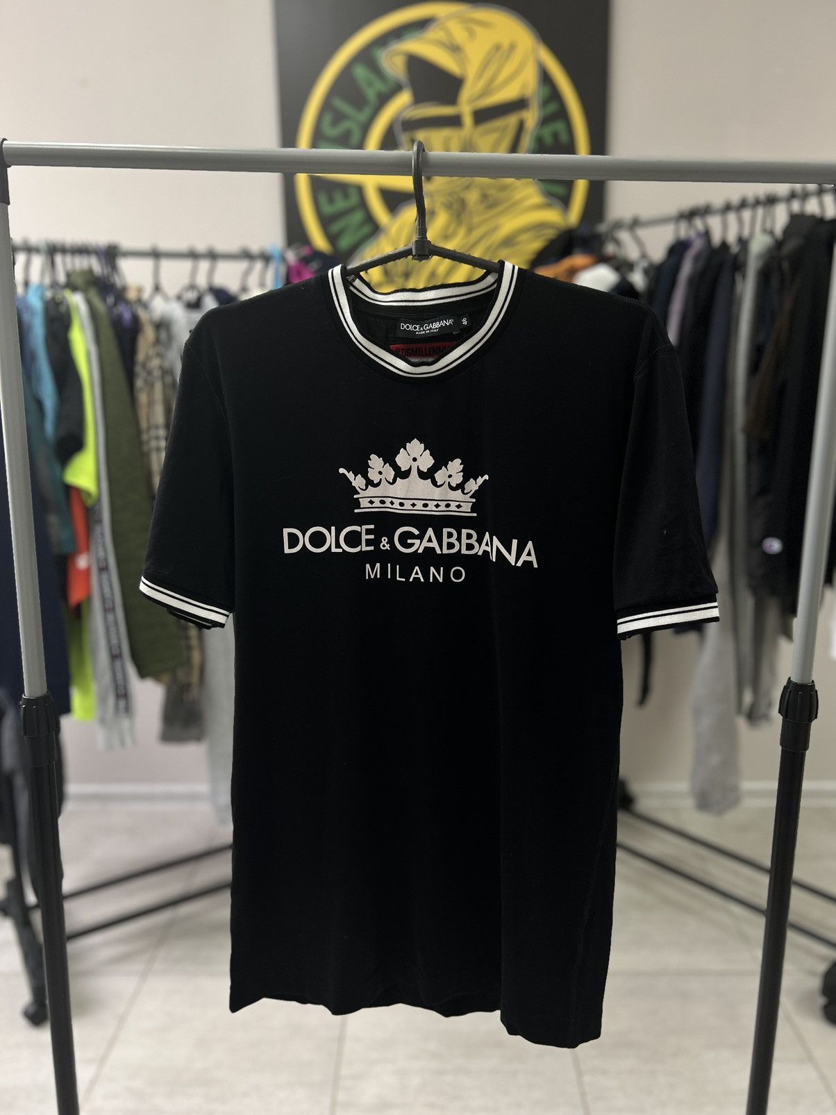 image of Dolce Gabbana T Shirt Dolce Gabanna in Black, Men's (Size Medium)