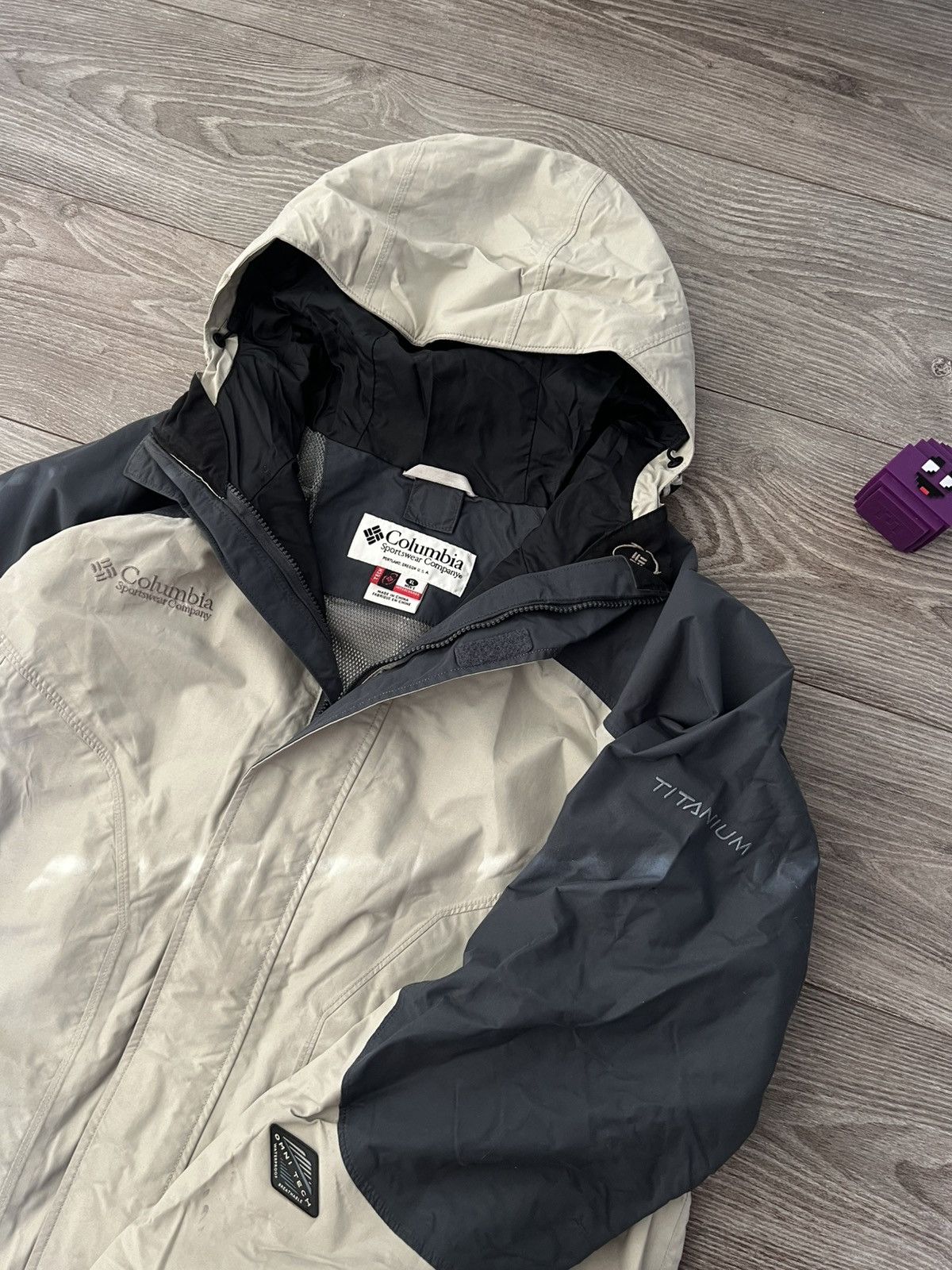 Columbia Vintage Columbia Waterproof Titanium Omni Tech Ski Jacket Size US XL / EU 56 / 4 - 9 Thumbnail