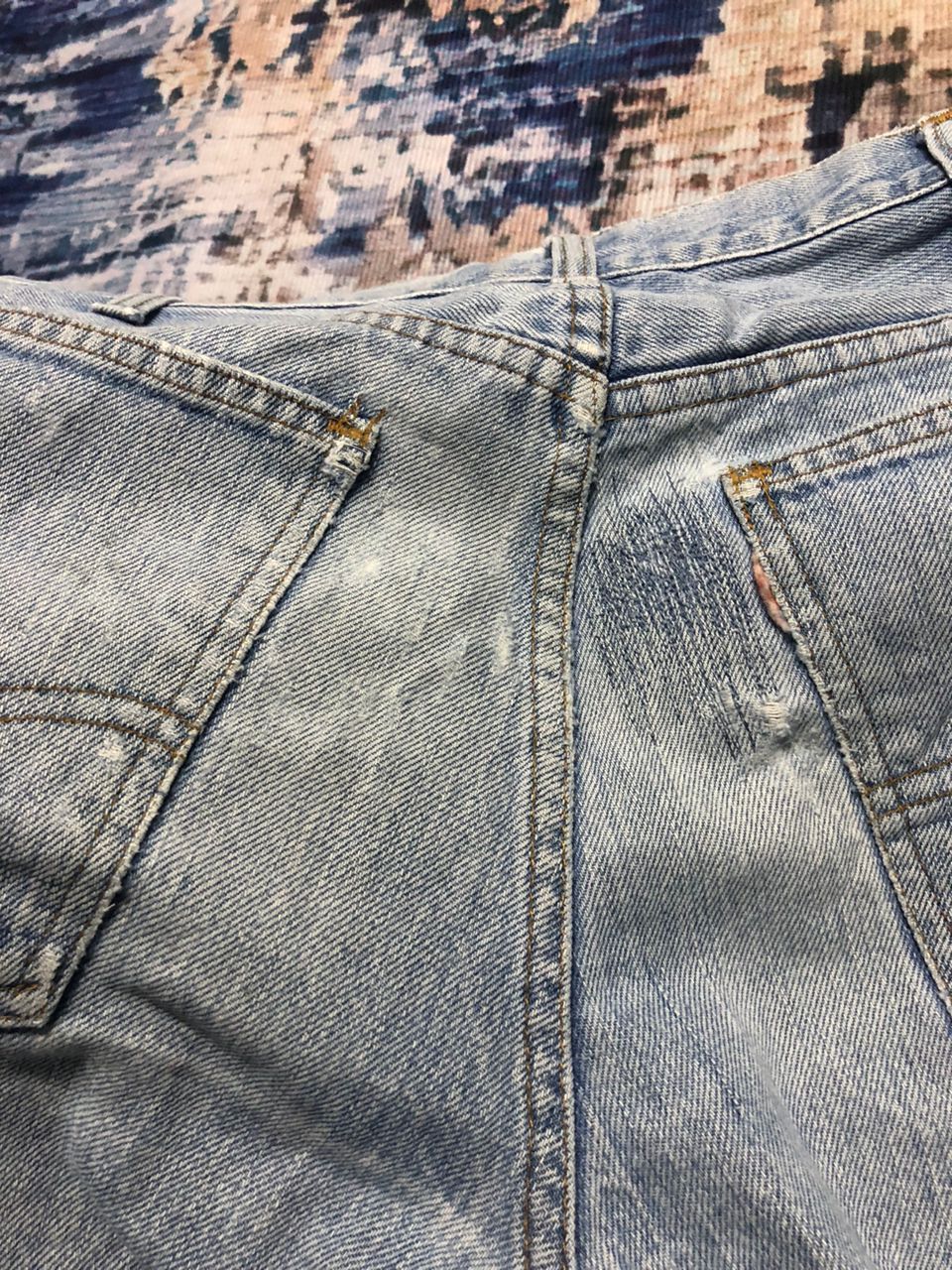 Levi's Vintage Levi's Button 31 Jeans Pants Distressed Faded Size US 31 - 12 Thumbnail