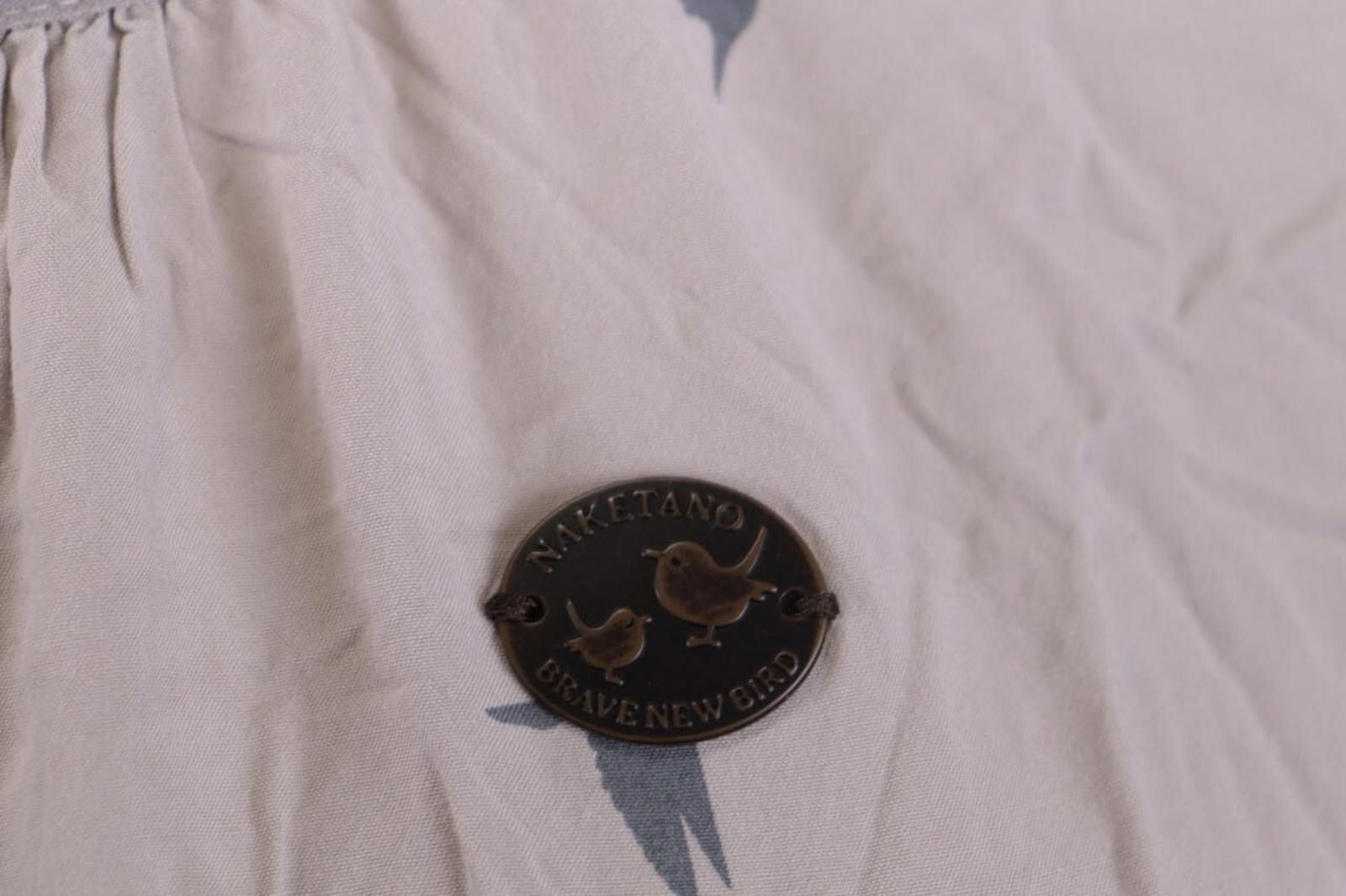 Naketano Naketano Gray Bird Printed Summer Top Shirt Size S Size S / US 4 / IT 40 - 5 Thumbnail