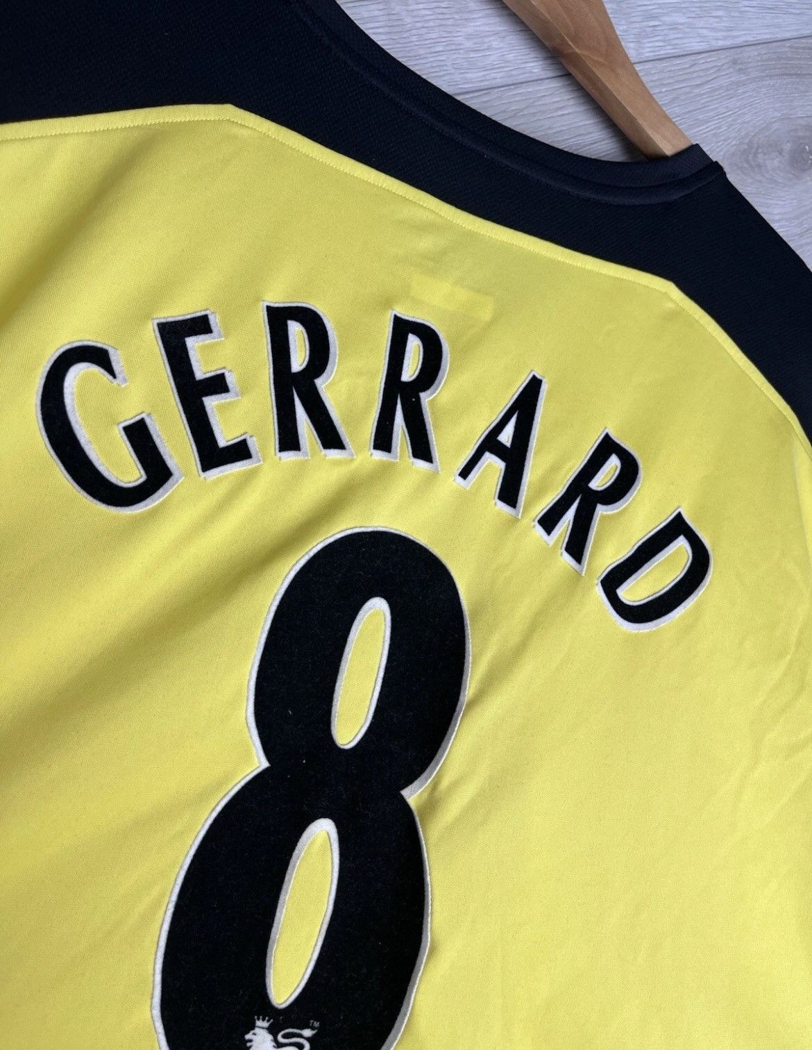 Reebok Vintage soccer jersey FC Liverpool #8 Gerrard Rebook Size US XXL / EU 58 / 5 - 11 Thumbnail