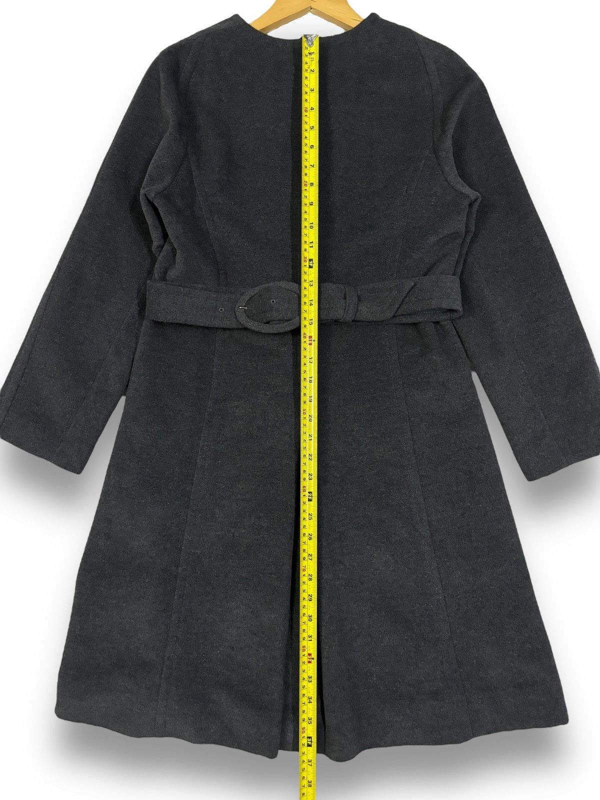 Hiroko Koshino Homme Hiroko BIS Wool Blend Overcoat by Designer Hiroko Koshino Size M / US 6-8 / IT 42-44 - 17 Thumbnail