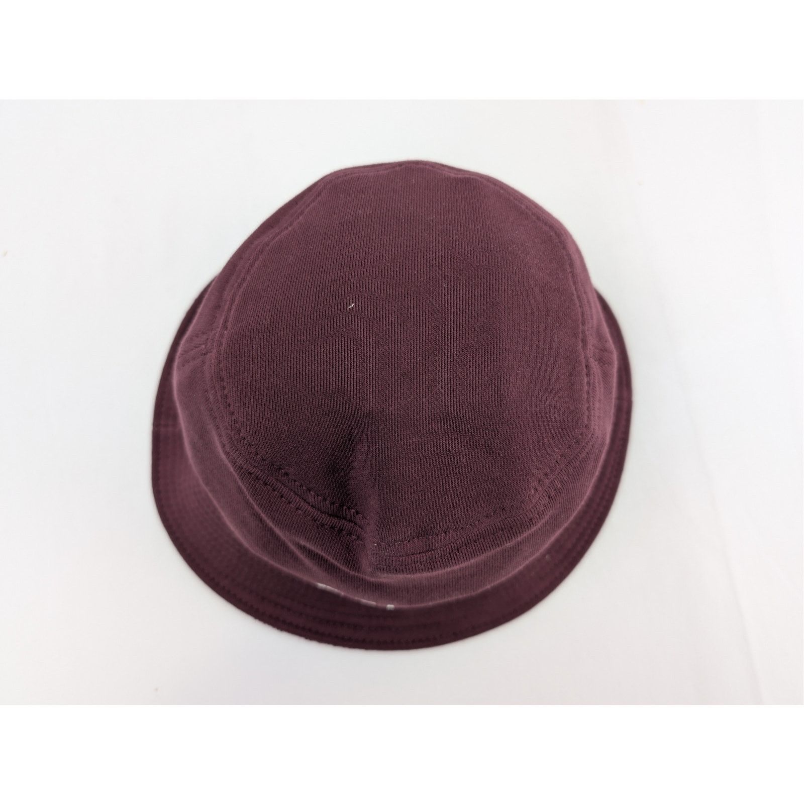 Celine o1rshd1 Size: M / Cotton Fleece Bucket Cap / Hat in Burgundy Size ONE SIZE - 4 Thumbnail