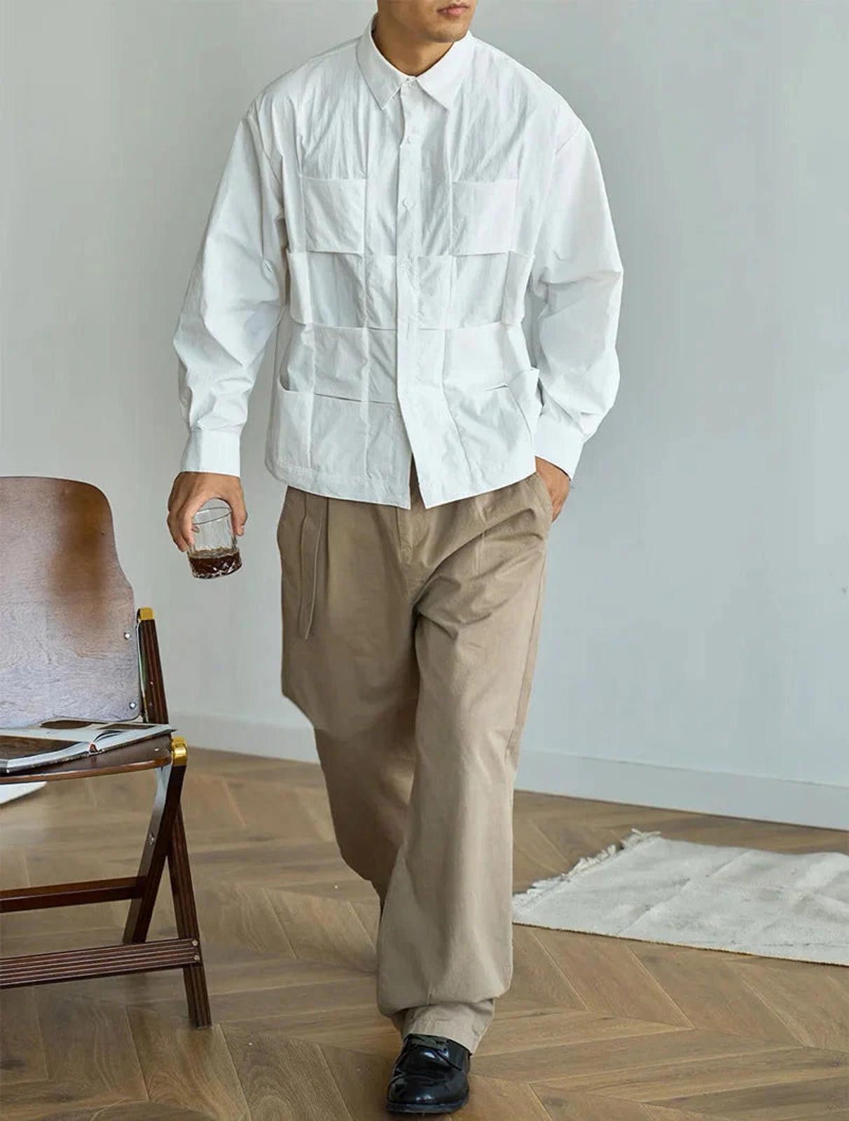 Other Woven Check Straight Hem Shirt Size US M / EU 48-50 / 2 - 2 Thumbnail