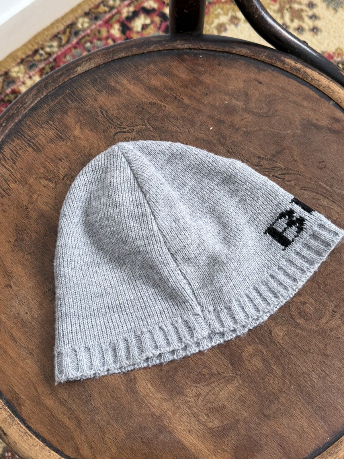 Burberry Burberry Big Logo Beanie Hat Size ONE SIZE - 3 Thumbnail