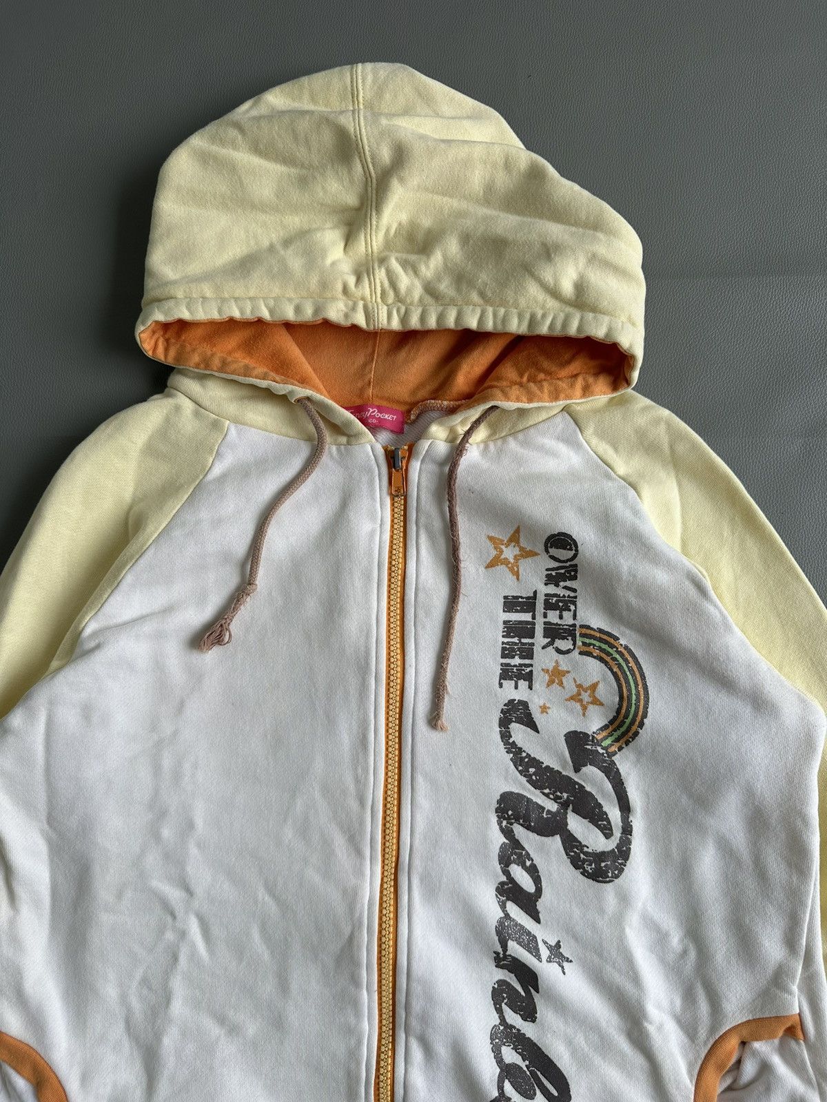Japanese Brand OVER THE RAINBOW FANCY POEM ZIP UP HOODIE IFSIX LGB STYLE Size US M / EU 48-50 / 2 - 3 Thumbnail