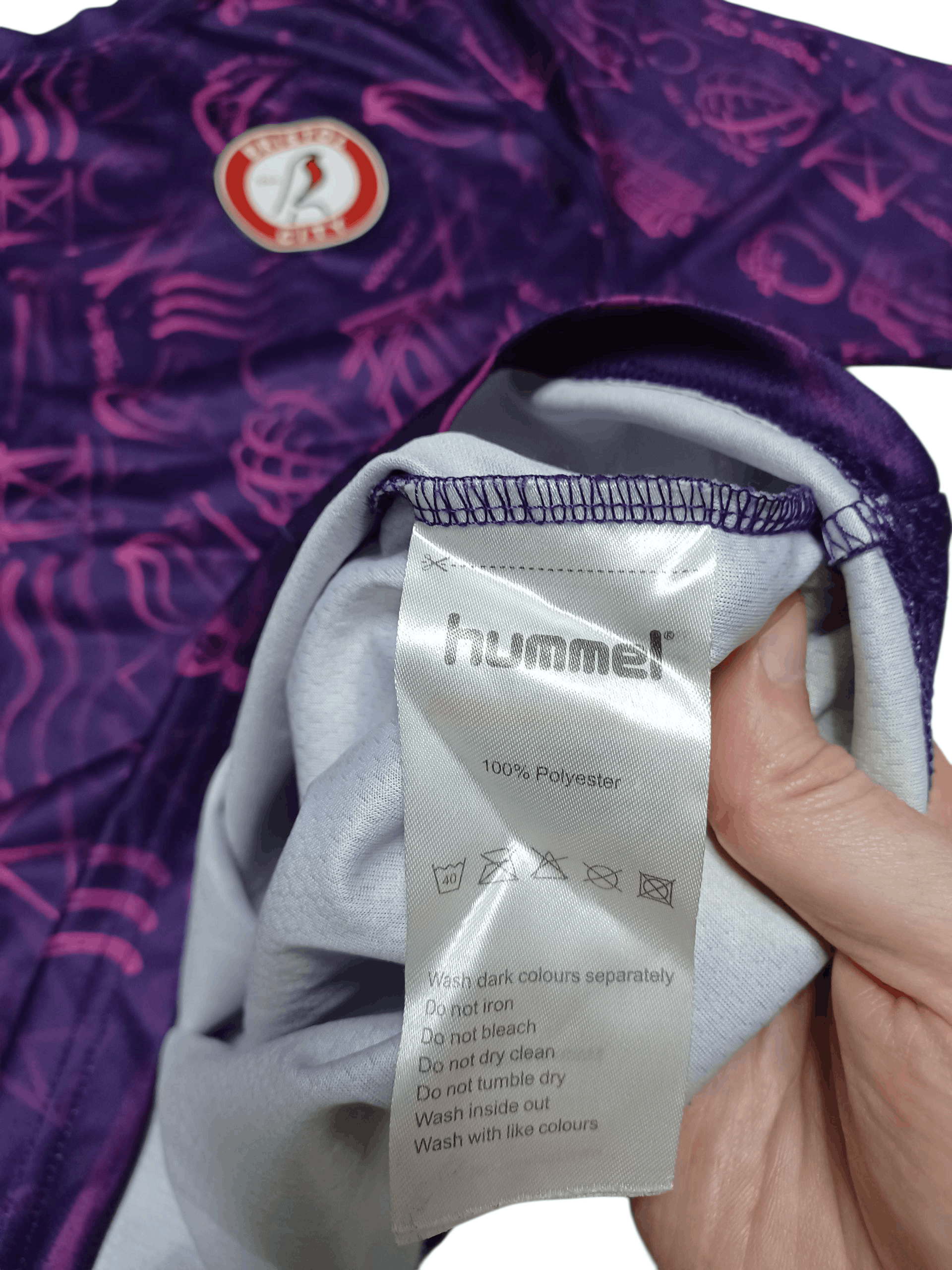 Hummel BRISTOL CITY HUMMEL FIRE VINTAGE SOCCER JERSEY FOOTBALL Size US M / EU 48-50 / 2 - 5 Thumbnail