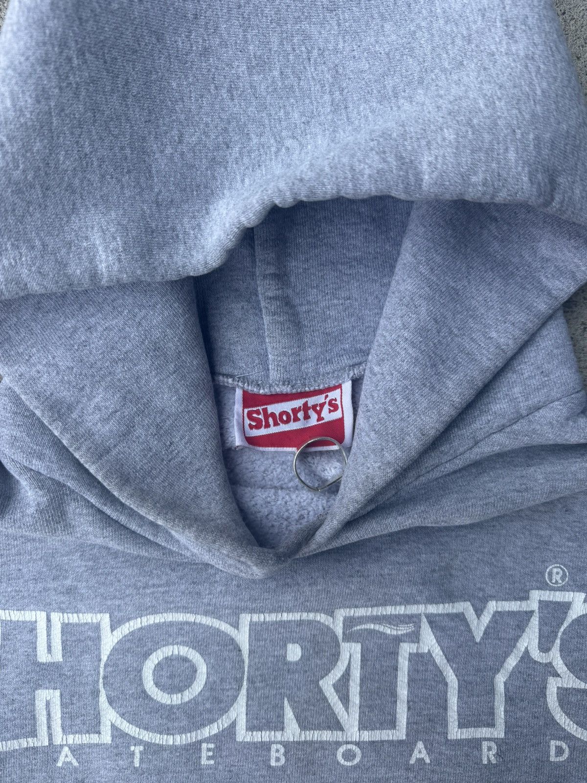 M Vintage 90’s Shortys Skate Hoodie in Gray, Men's — image 3 of 5