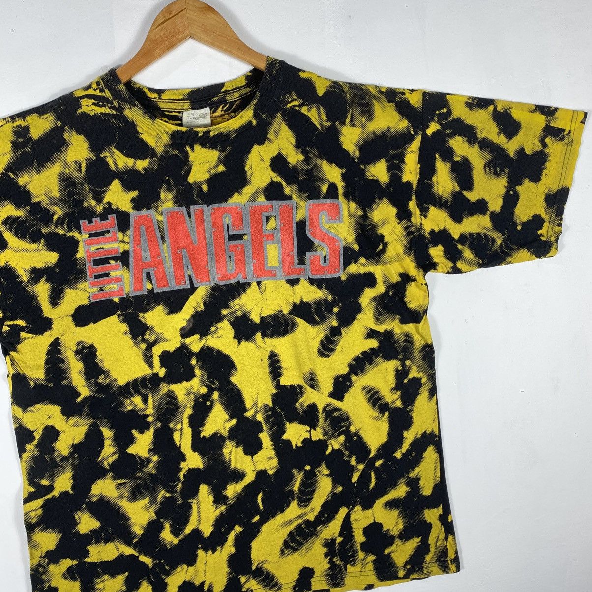 Band Tees × Vintage Vintage 90's LITTLE ANGELS JAM Album All Over Print Band Tee Size US XL / EU 56 / 4 - 4 Thumbnail